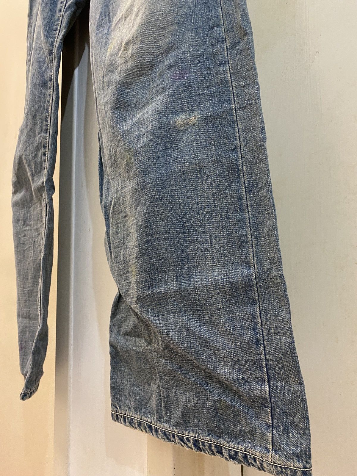 Issey Miyake 🔥🔥💰💰Sunao kuwahara Denim cropped jeans men Size US 33 - 8 Thumbnail