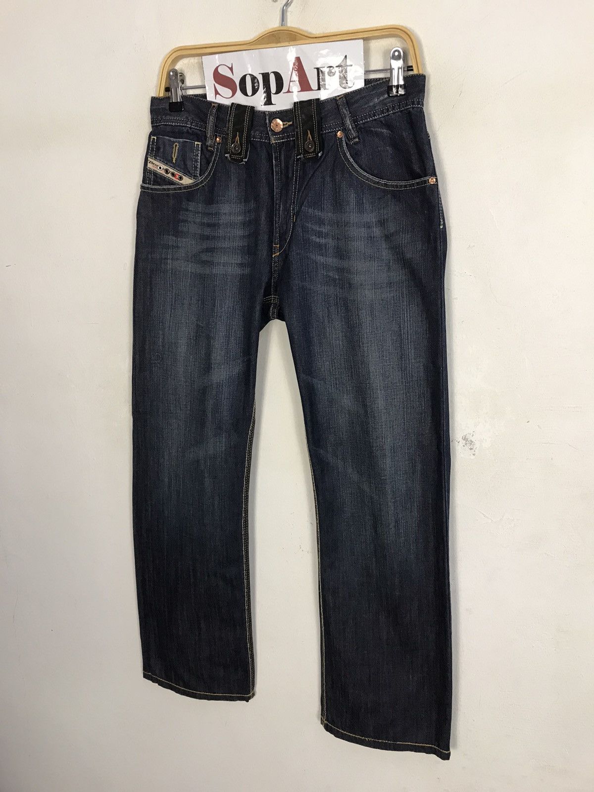 Diesel × Vintage Vintage Diesel Indigo Denim Jeans Size US 29 - 4 Thumbnail