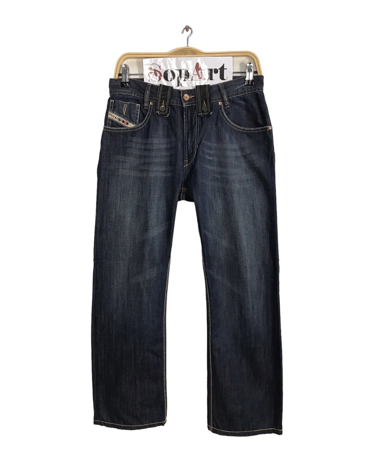 Diesel × Vintage Vintage Diesel Indigo Denim Jeans Size US 29 - 1 Thumbnail