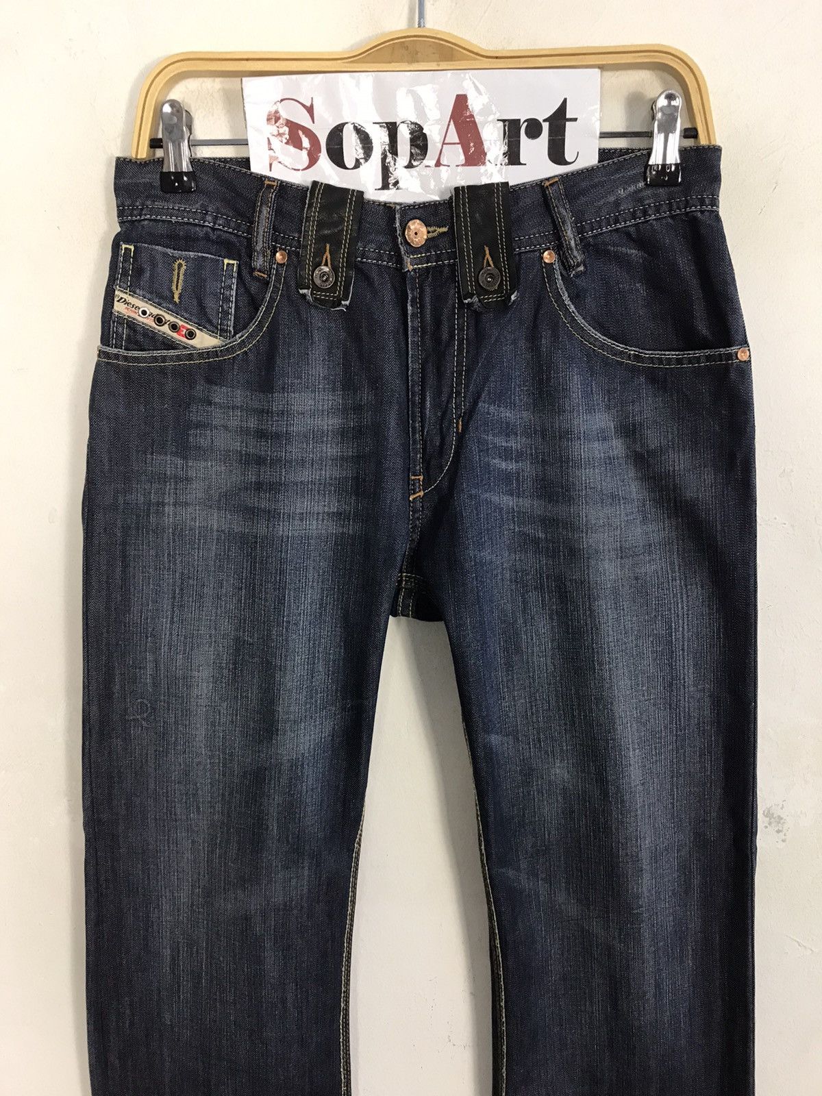 Diesel × Vintage Vintage Diesel Indigo Denim Jeans Size US 29 - 3 Thumbnail