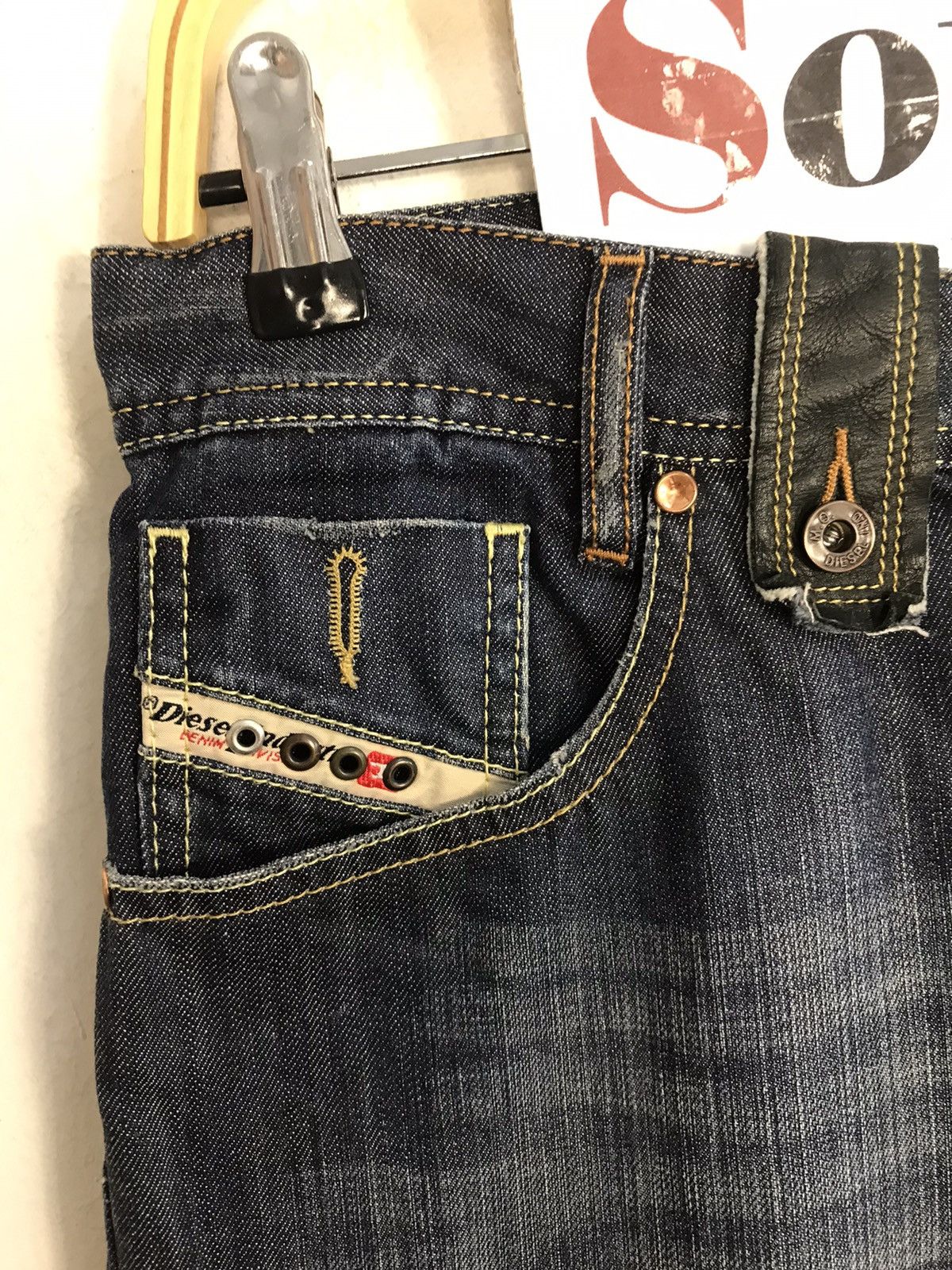 Diesel × Vintage Vintage Diesel Indigo Denim Jeans Size US 29 - 6 Thumbnail