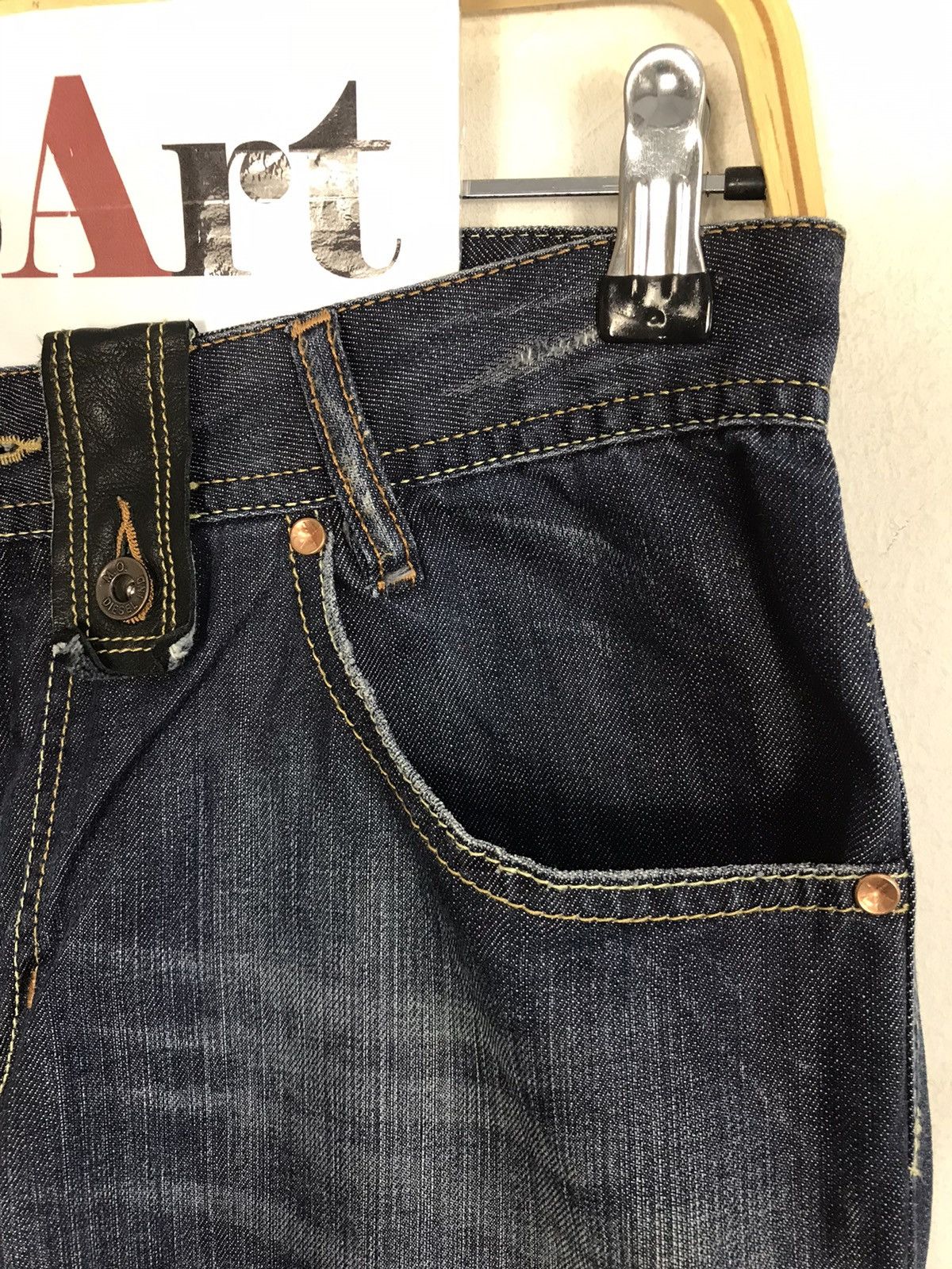 Diesel × Vintage Vintage Diesel Indigo Denim Jeans Size US 29 - 5 Thumbnail
