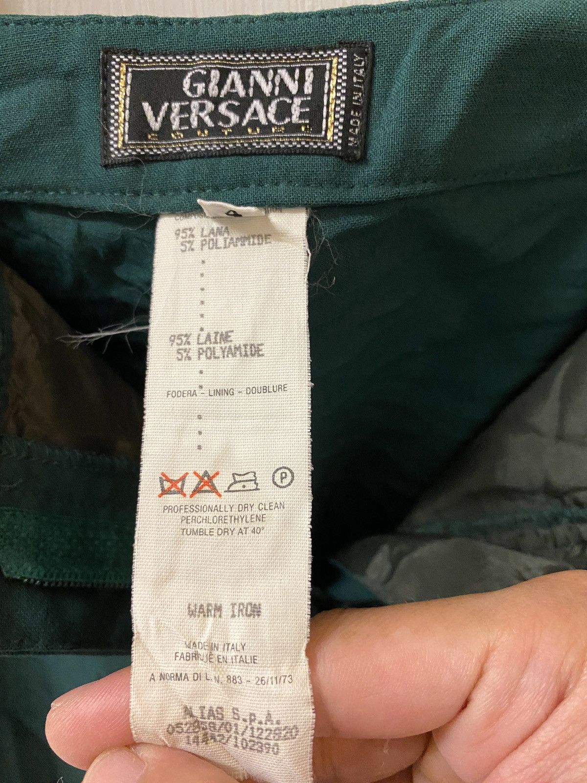 Versace 🔥🔥💰💰Vintage Gianni versace casual pants Size 26" / US 2 / IT 38 - 4 Thumbnail