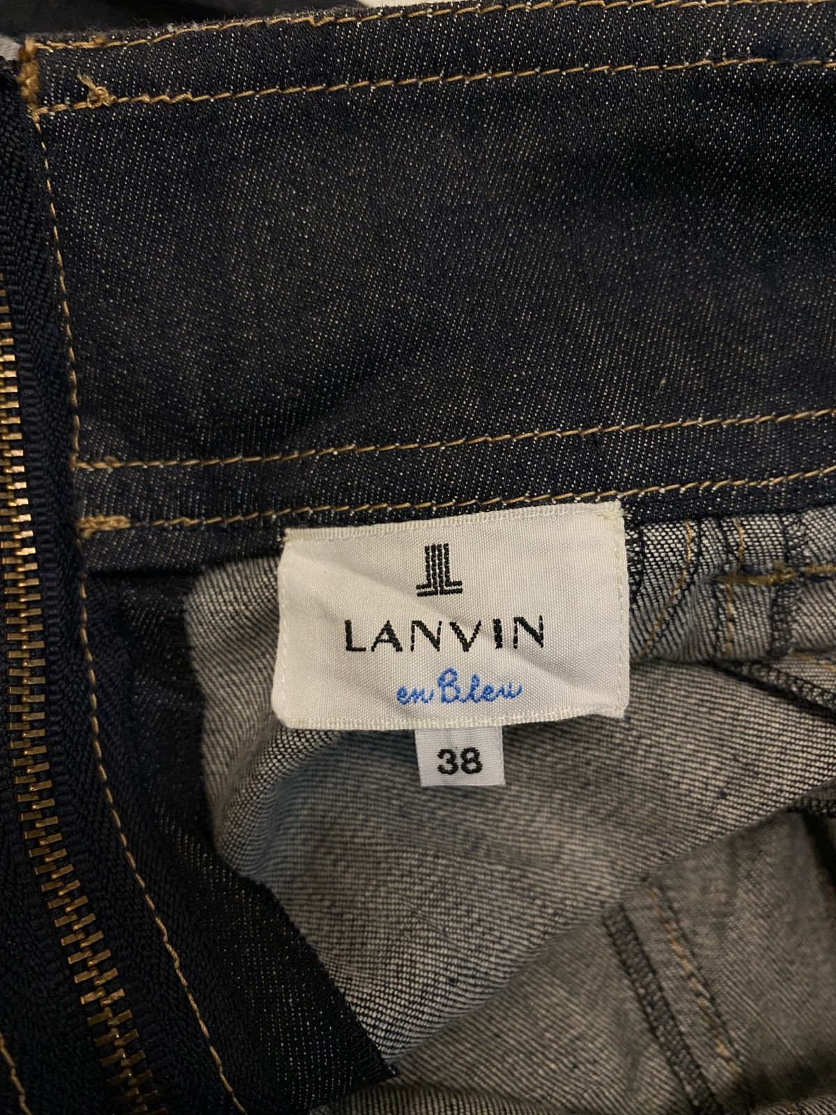 Lanvin Lanvin denim skirt Size 27" / US 4 / IT 40 - 4 Thumbnail