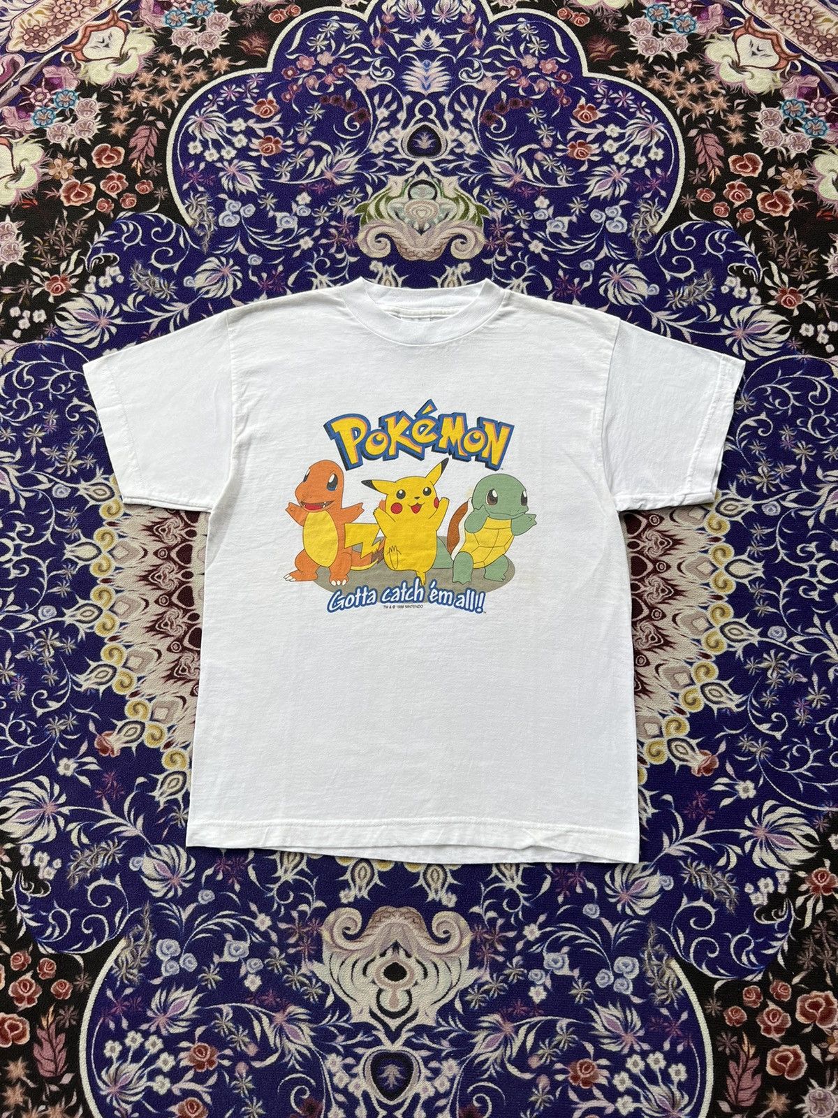 Nintendo (S) Vintage 1999 Pokemon Gotta Catch 'Em All Tees Size US S / EU 44-46 / 1 - 1 Thumbnail