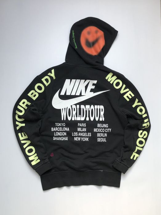 Nike RARE Nike worldwide hoodie Grailed