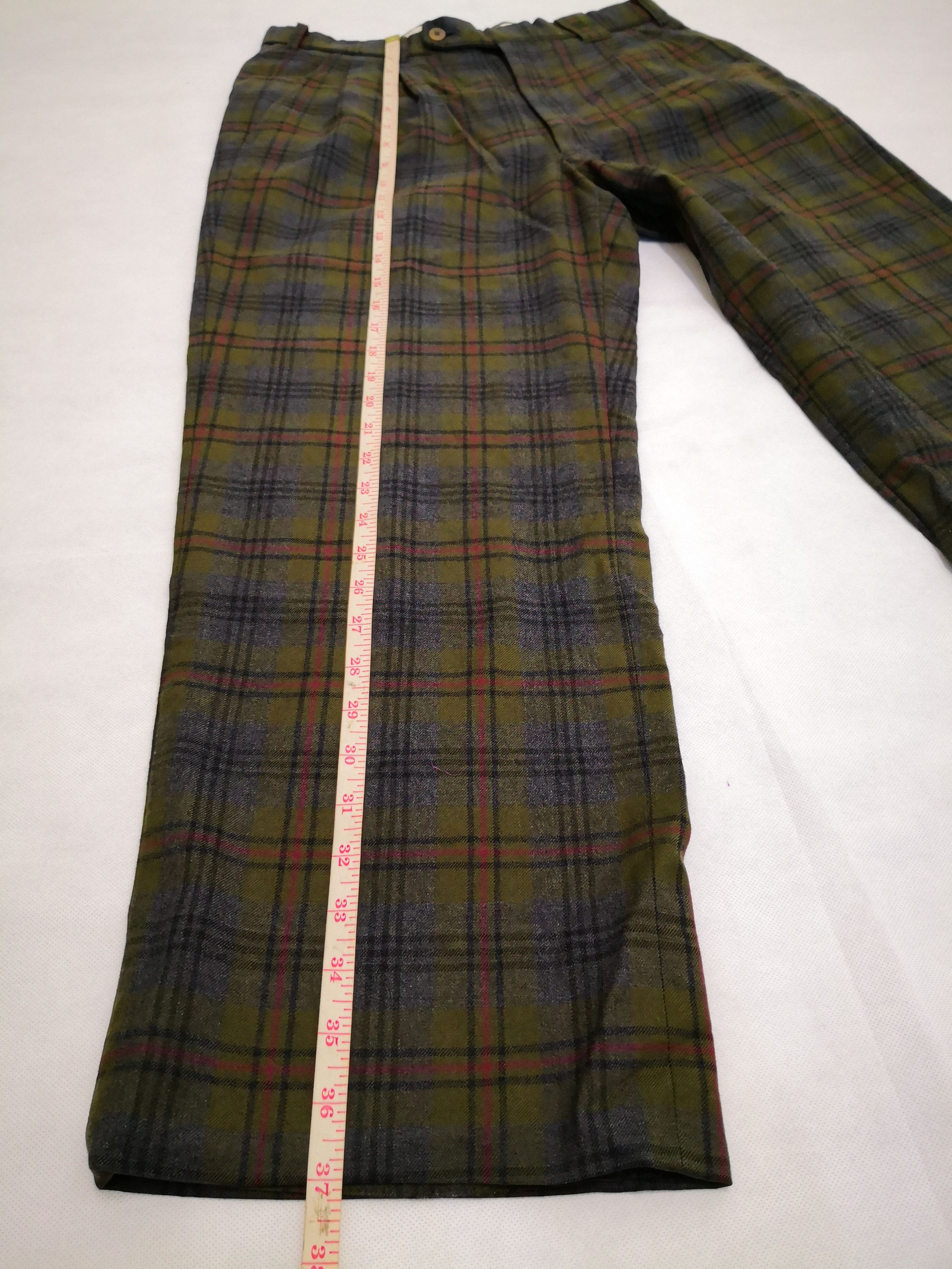 Burberry Vintage burberry wool checkered trousers Size US 30 / EU 46 - 10 Thumbnail