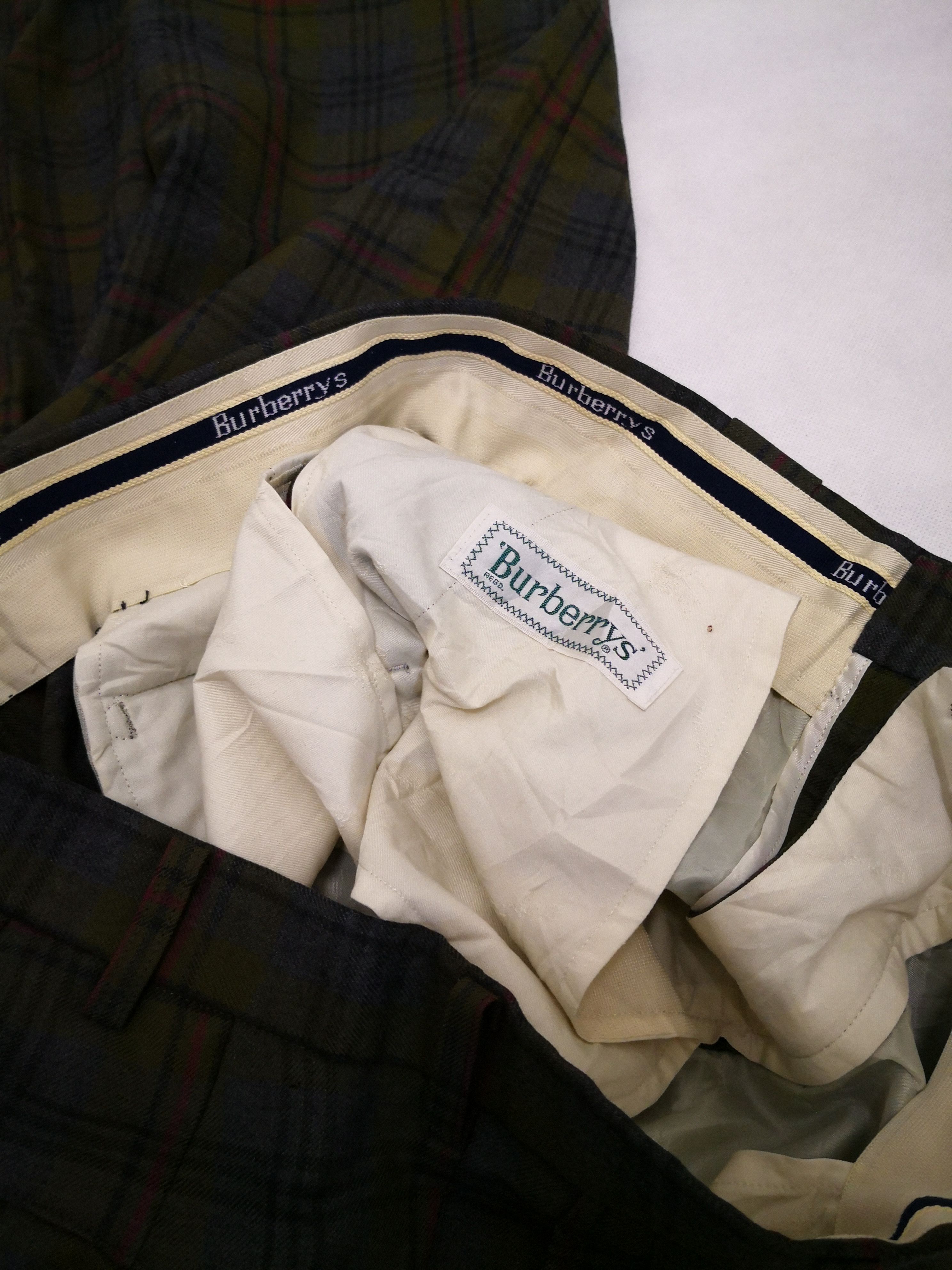 Burberry Vintage burberry wool checkered trousers Size US 30 / EU 46 - 3 Thumbnail
