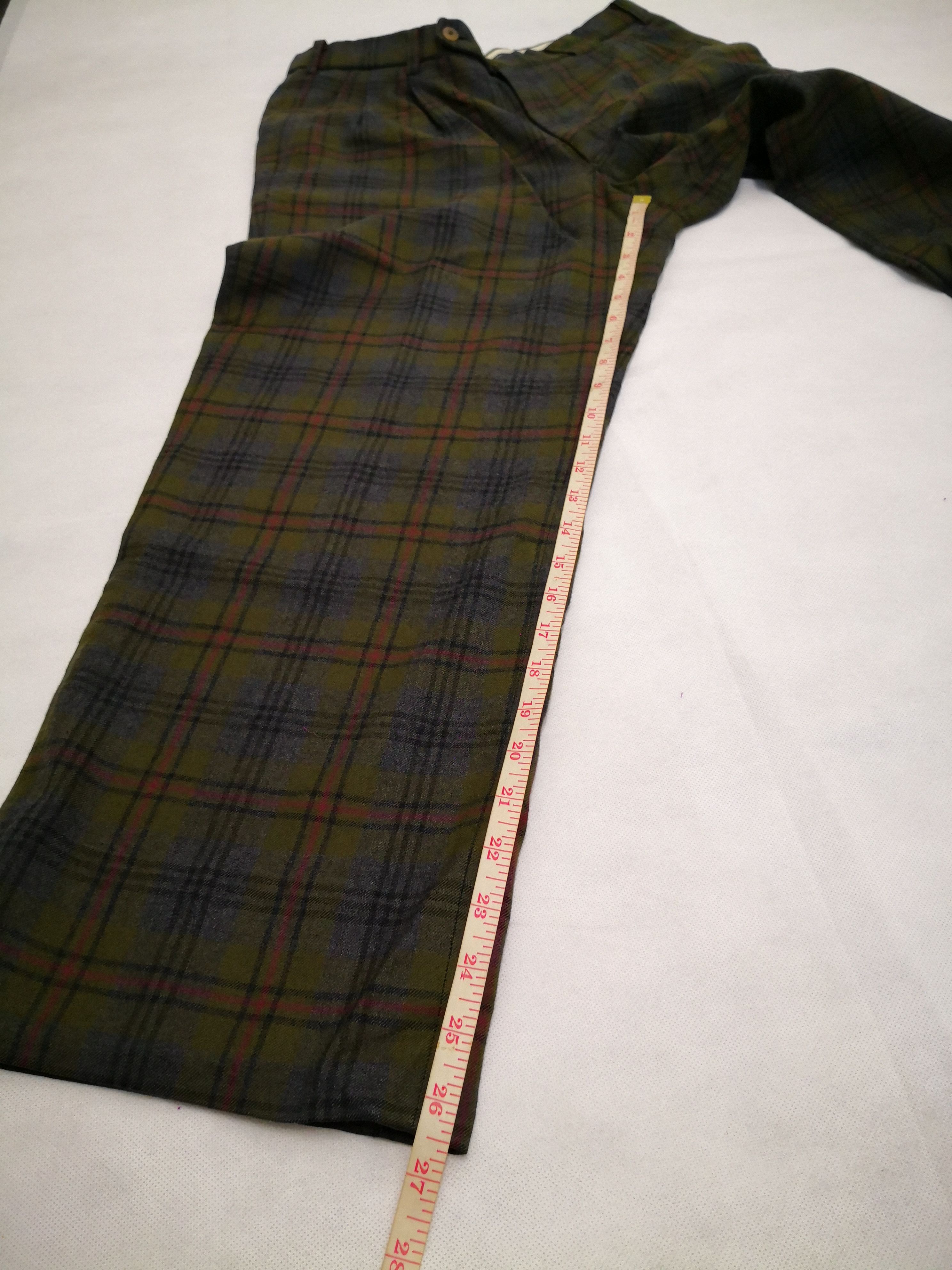 Burberry Vintage burberry wool checkered trousers Size US 30 / EU 46 - 12 Thumbnail