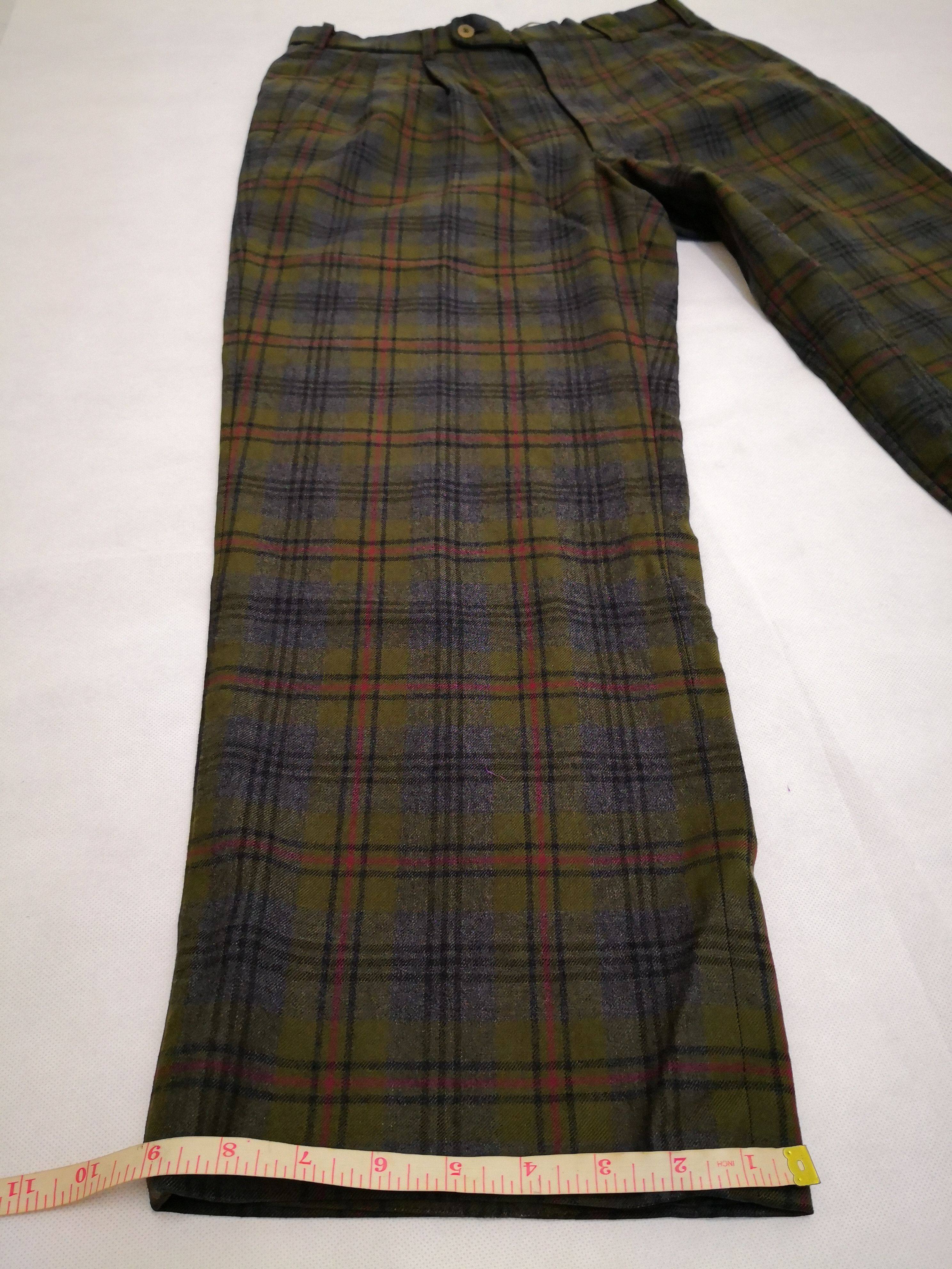 Burberry Vintage burberry wool checkered trousers Size US 30 / EU 46 - 9 Thumbnail