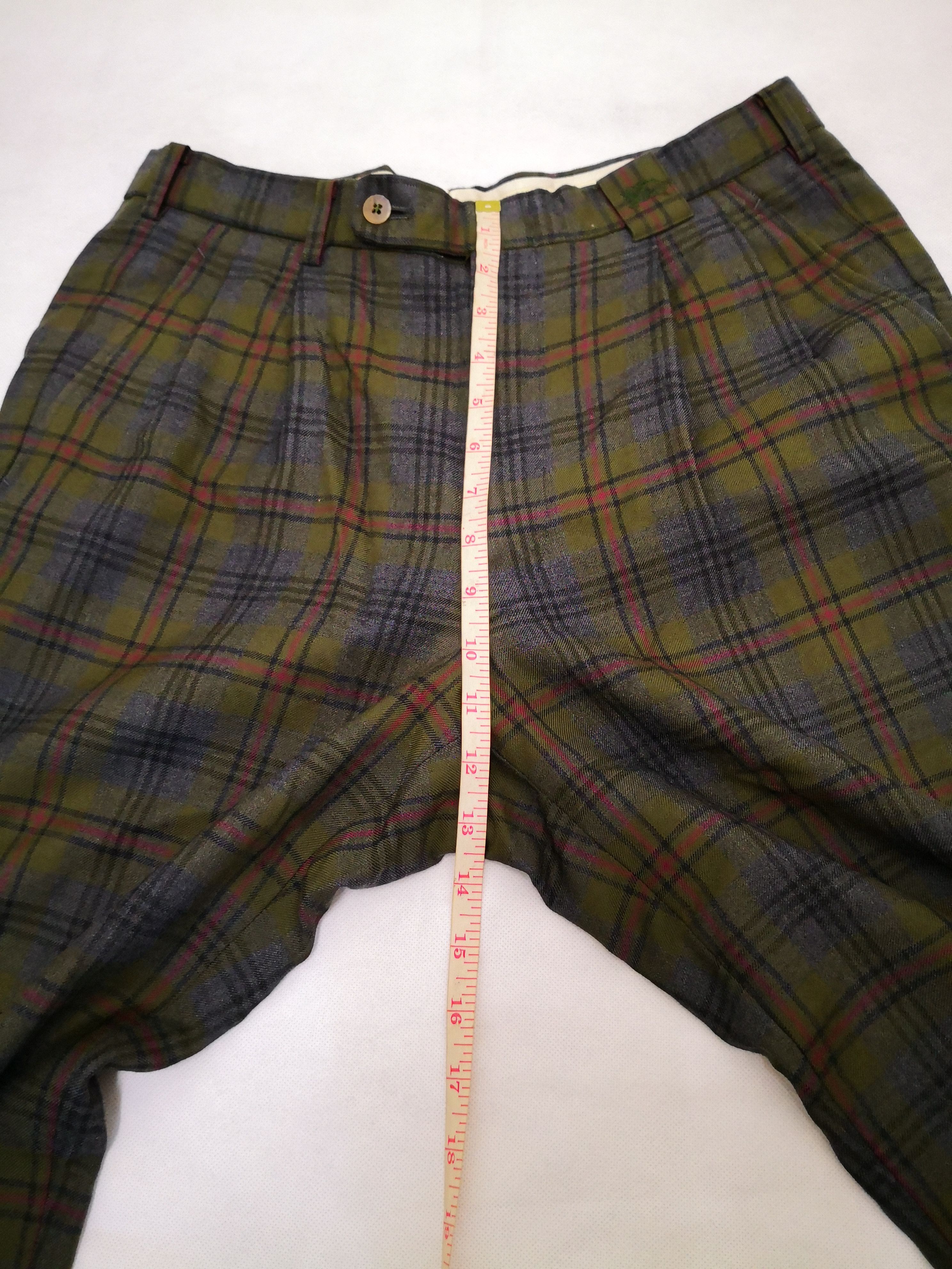 Burberry Vintage burberry wool checkered trousers Size US 30 / EU 46 - 11 Thumbnail