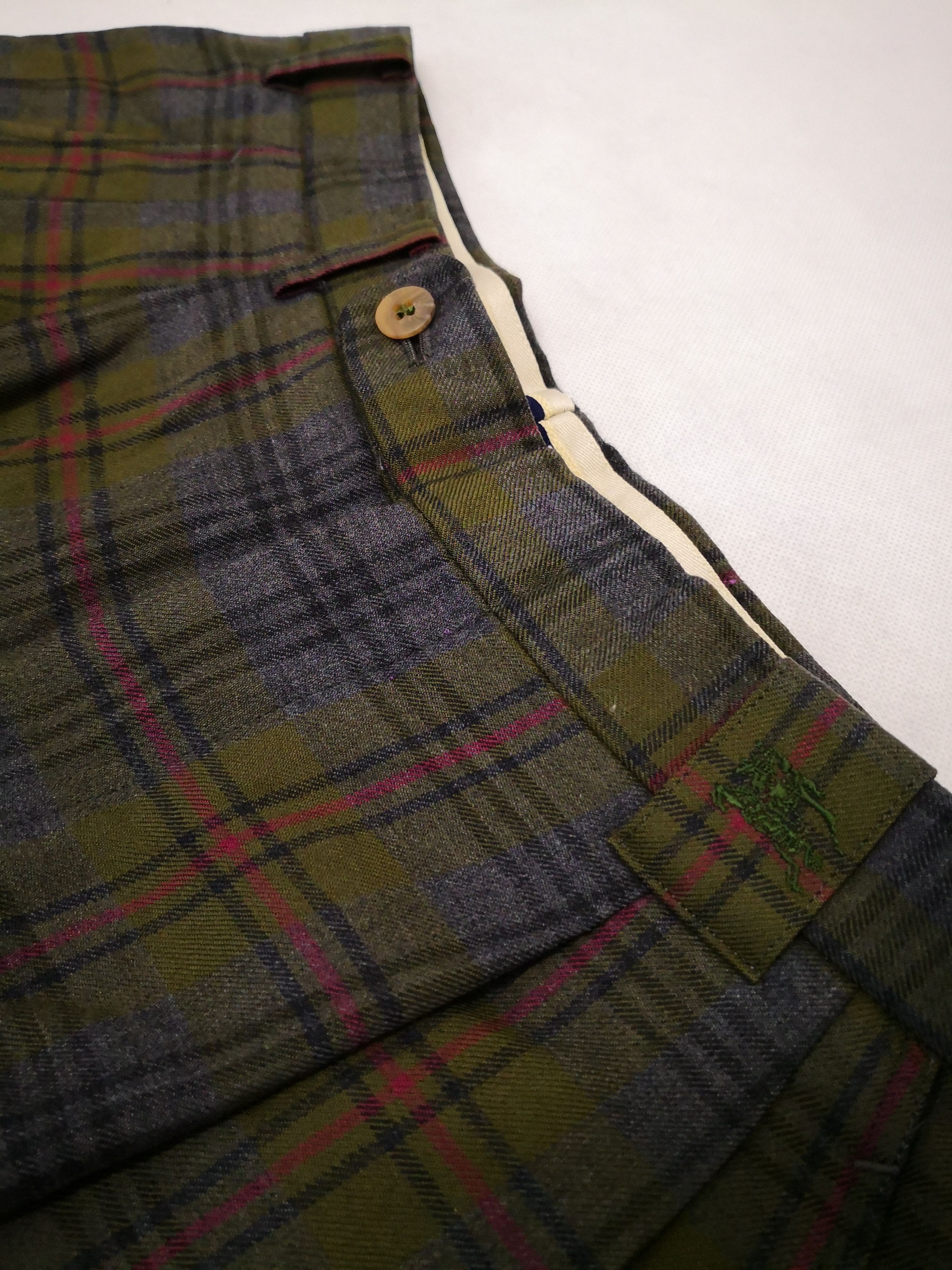 Burberry Vintage burberry wool checkered trousers Size US 30 / EU 46 - 6 Thumbnail
