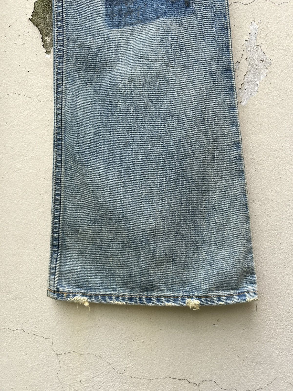 Levi's Vintage Clothing VTG 2004 LVC Levi’s 646 E Orange Tab Fade Denim Flare Jeans Size US 32 / EU 48 - 14 Thumbnail