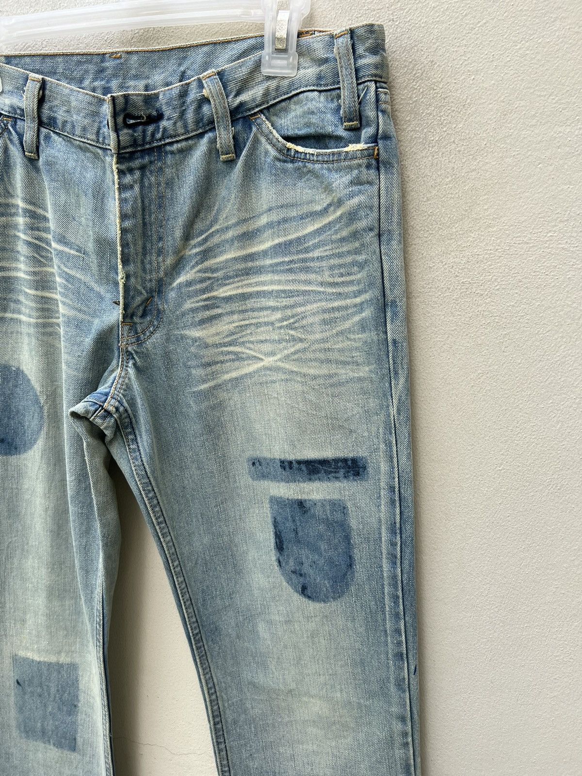 Levi's Vintage Clothing VTG 2004 LVC Levi’s 646 E Orange Tab Fade Denim Flare Jeans Size US 32 / EU 48 - 12 Thumbnail