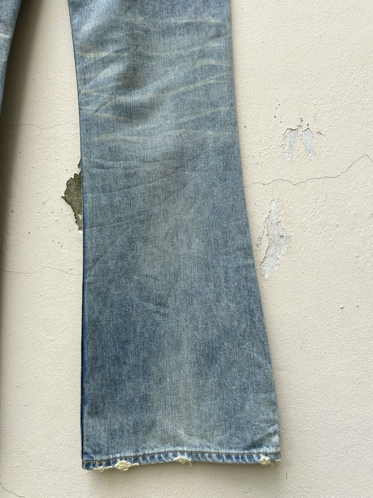 Levi's Vintage Clothing VTG 2004 LVC Levi’s 646 E Orange Tab Fade Denim Flare Jeans Size US 32 / EU 48 - 21 Thumbnail