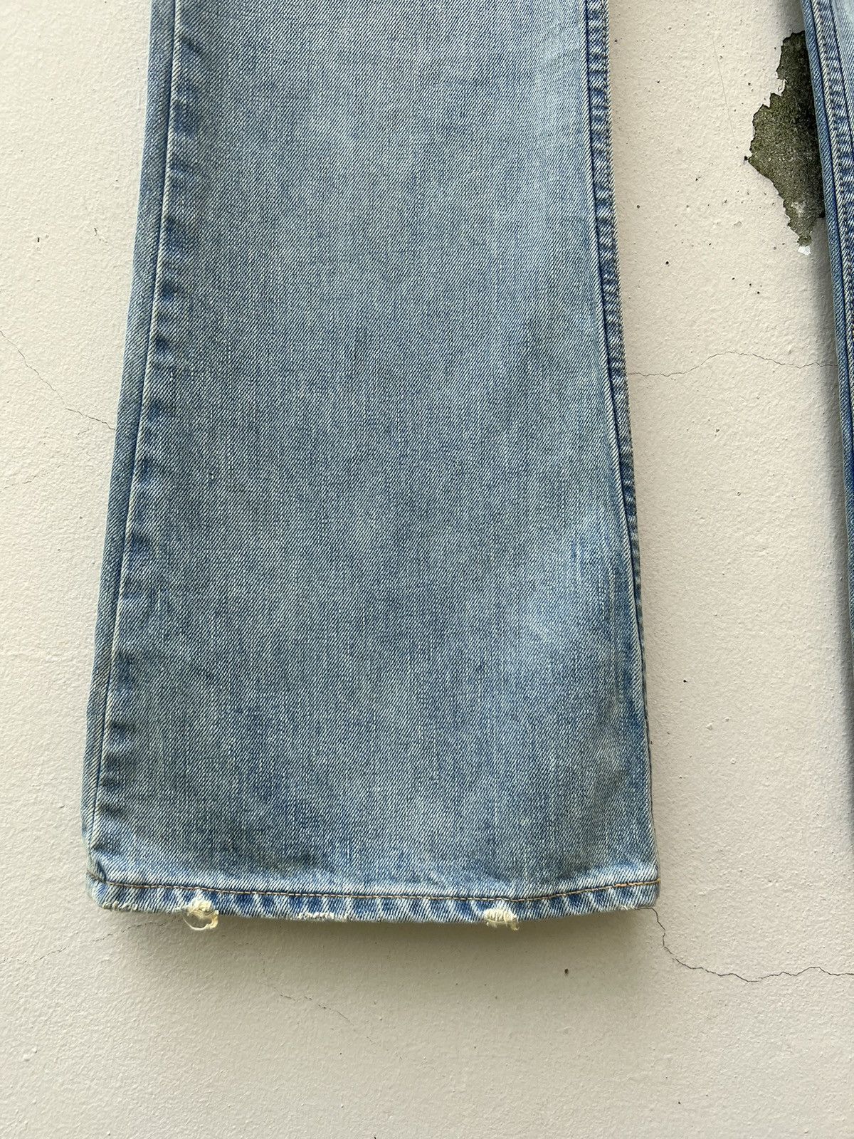 Levi's Vintage Clothing VTG 2004 LVC Levi’s 646 E Orange Tab Fade Denim Flare Jeans Size US 32 / EU 48 - 11 Thumbnail