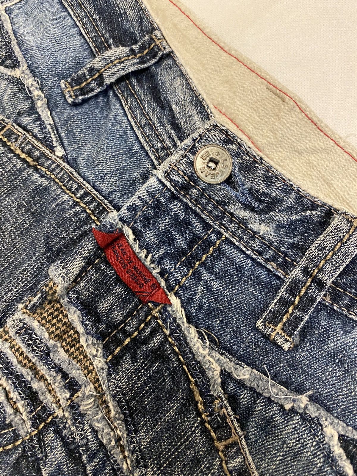 Marithe + Francois Girbaud 🔥🔥💰💰Vintage Marithe Francois Girbaud distressed Size US 31 - 12 Thumbnail