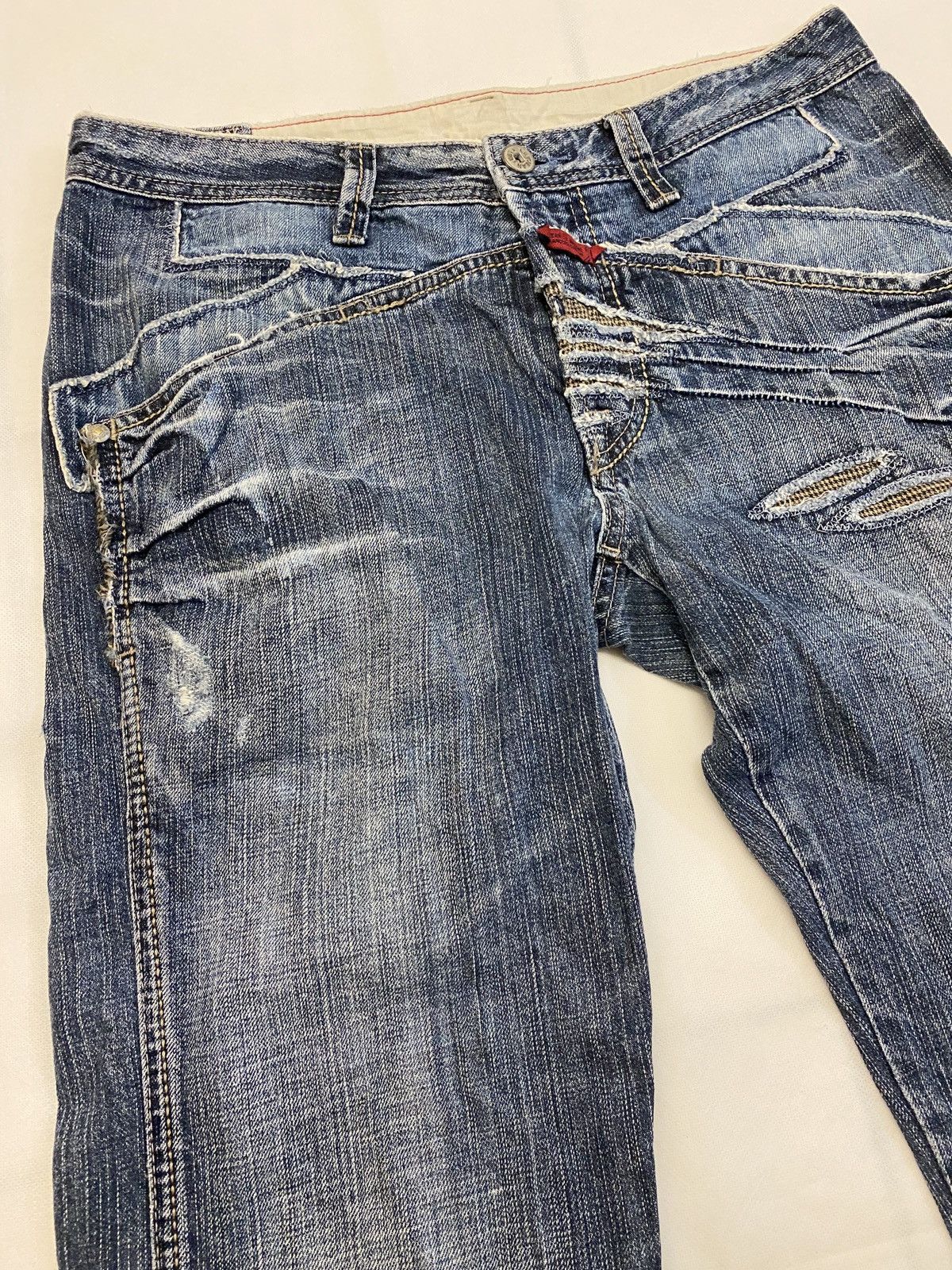Marithe + Francois Girbaud 🔥🔥💰💰Vintage Marithe Francois Girbaud distressed Size US 31 - 3 Thumbnail