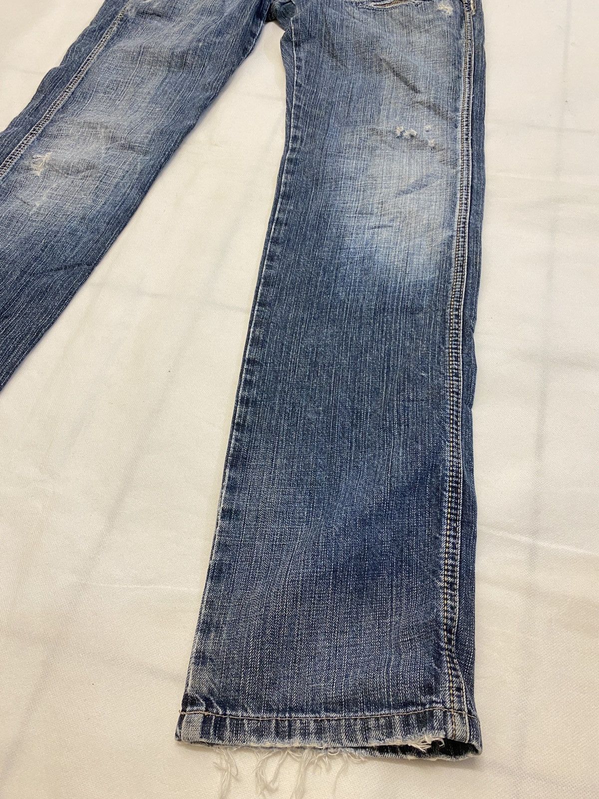 Marithe + Francois Girbaud 🔥🔥💰💰Vintage Marithe Francois Girbaud distressed Size US 31 - 6 Thumbnail
