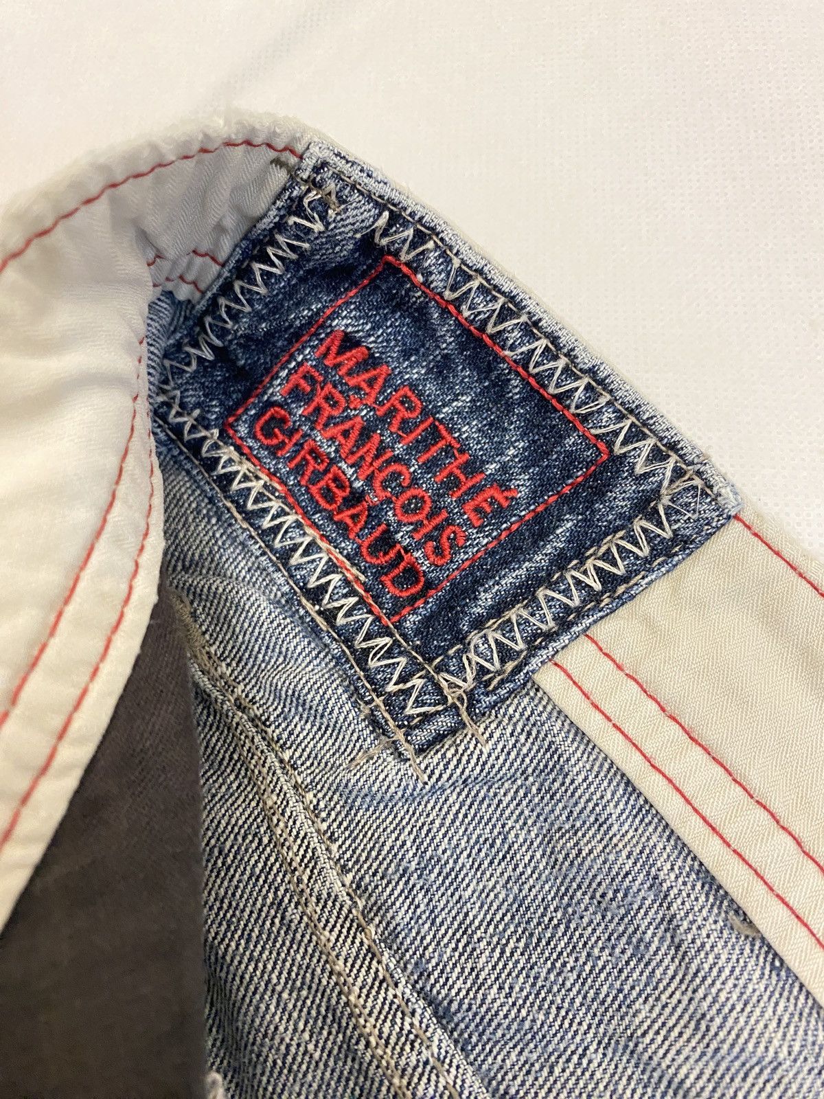 Marithe + Francois Girbaud 🔥🔥💰💰Vintage Marithe Francois Girbaud distressed Size US 31 - 14 Thumbnail