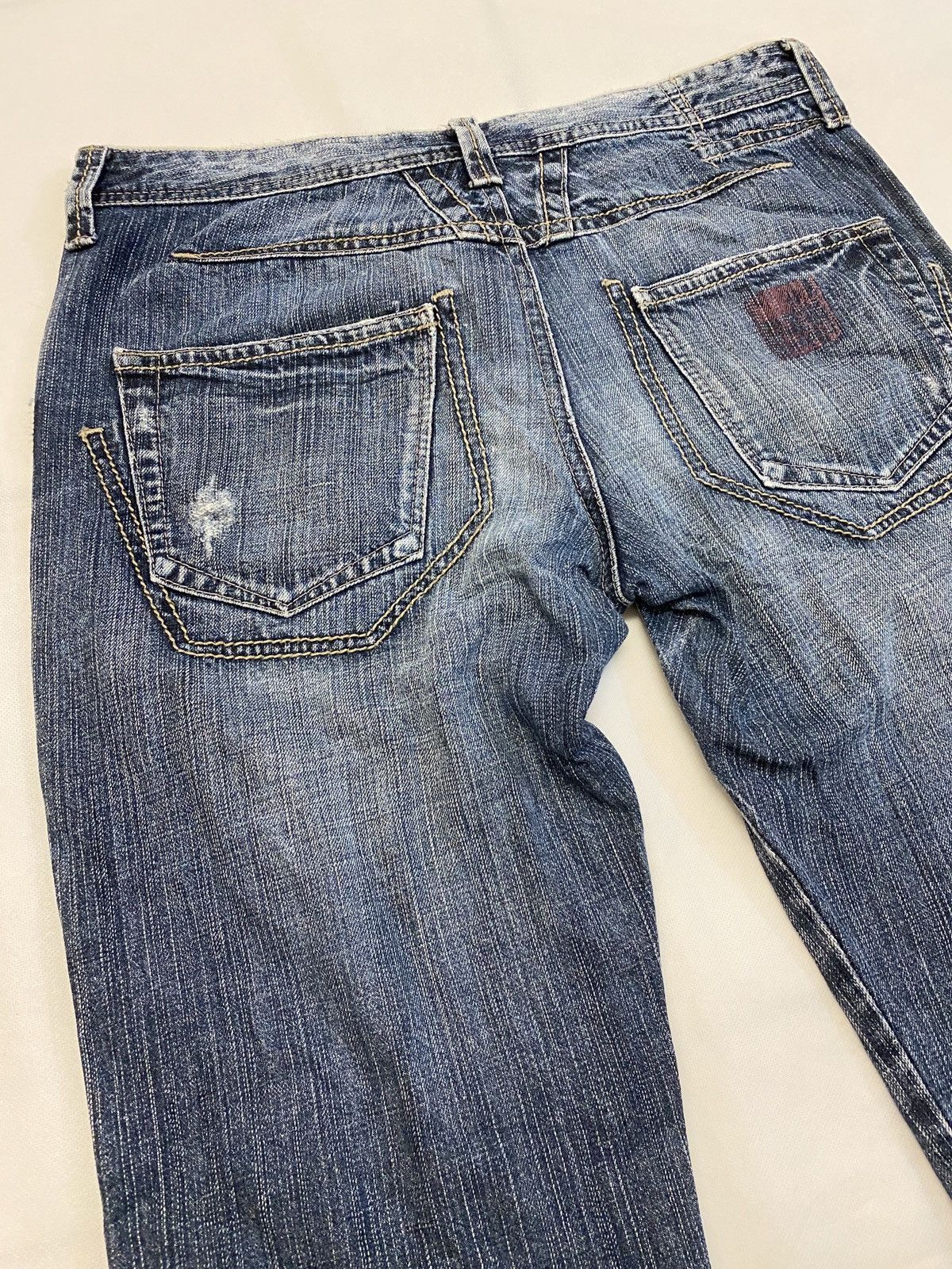 Marithe + Francois Girbaud 🔥🔥💰💰Vintage Marithe Francois Girbaud distressed Size US 31 - 7 Thumbnail