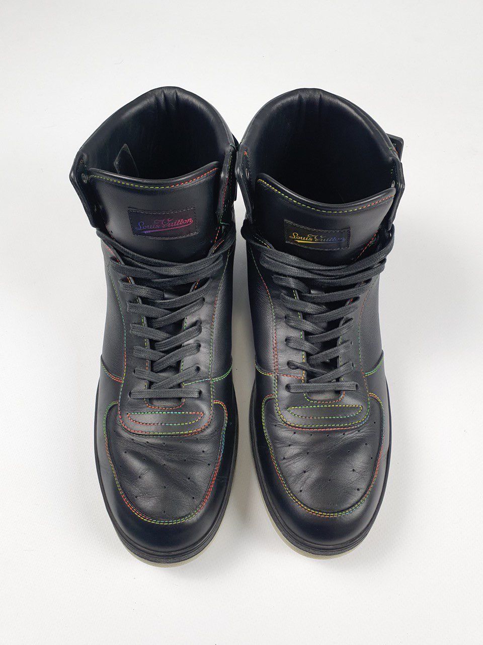 Louis Vuitton Louis Vuitton Calfskin Hi-Top Sneakers Size US 11 / EU 44 - 7 Thumbnail