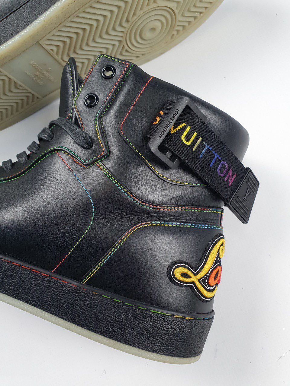 Louis Vuitton Louis Vuitton Calfskin Hi-Top Sneakers Size US 11 / EU 44 - 1 Thumbnail