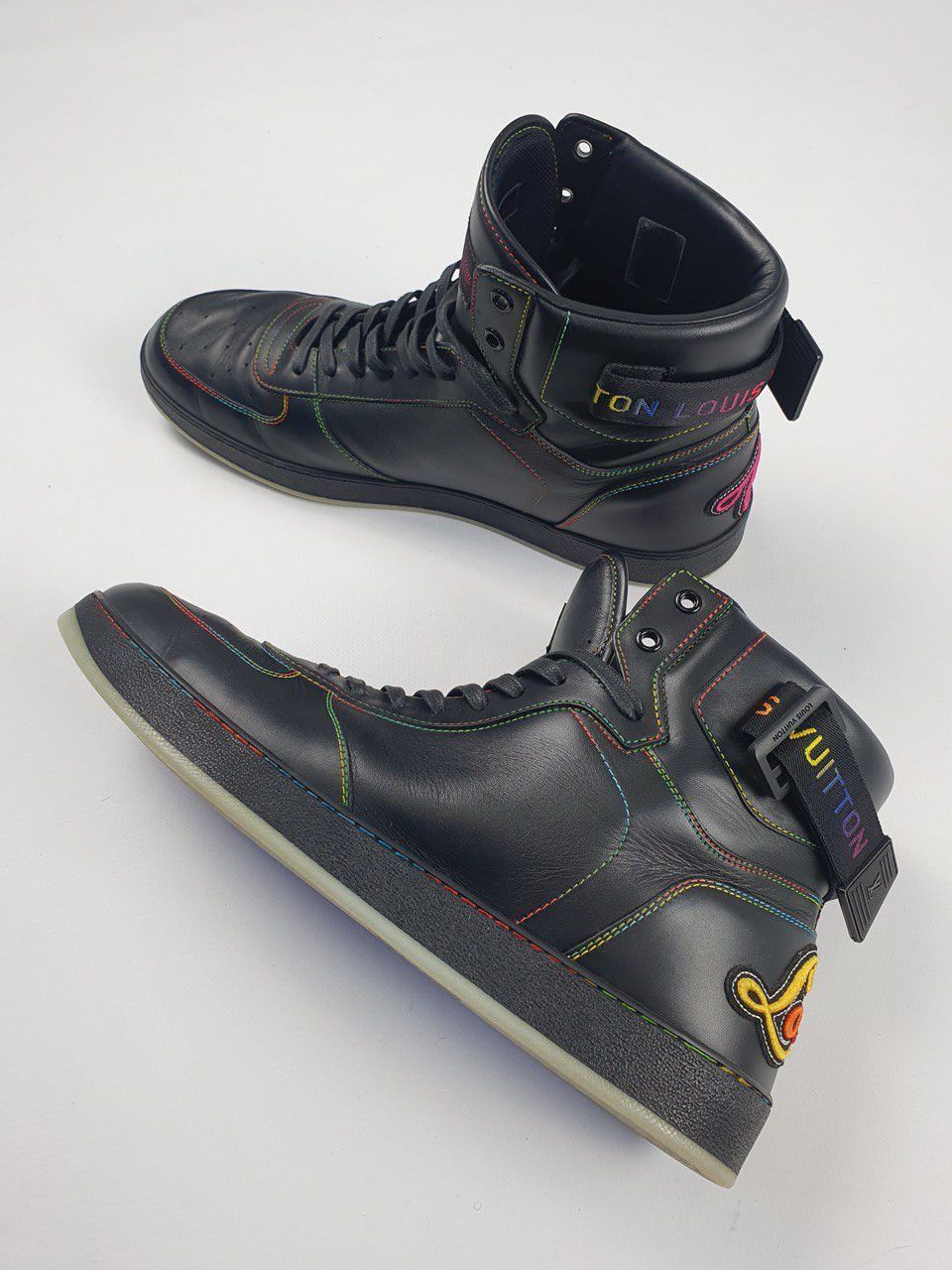 Louis Vuitton Louis Vuitton Calfskin Hi-Top Sneakers Size US 11 / EU 44 - 6 Thumbnail