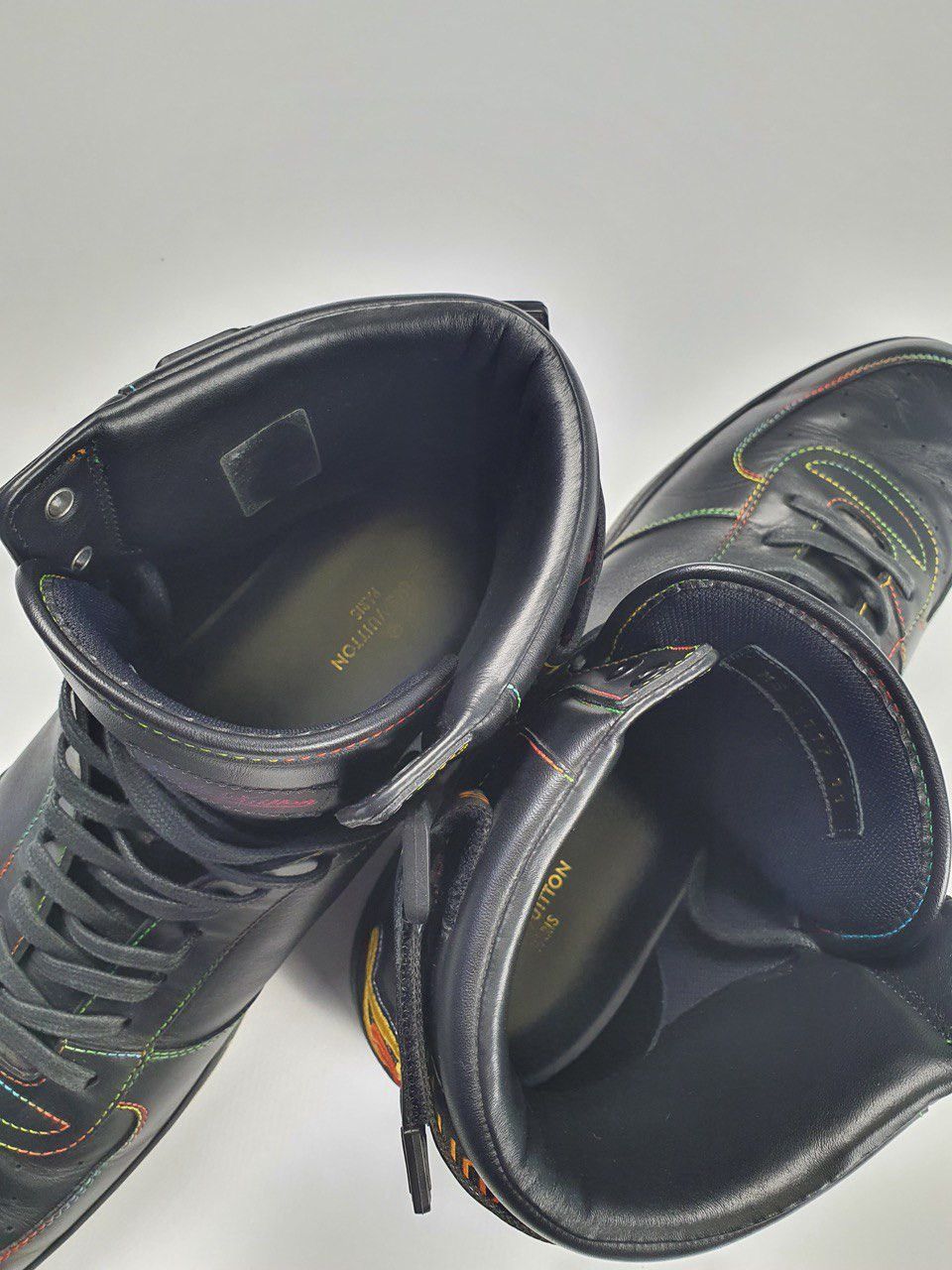 Louis Vuitton Louis Vuitton Calfskin Hi-Top Sneakers Size US 11 / EU 44 - 8 Thumbnail