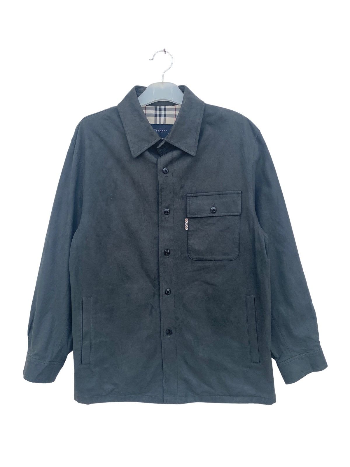 Burberry × Vintage Vintage Burberry Button Down Shirt Size US L / EU 52-54 / 3 - 2 Thumbnail