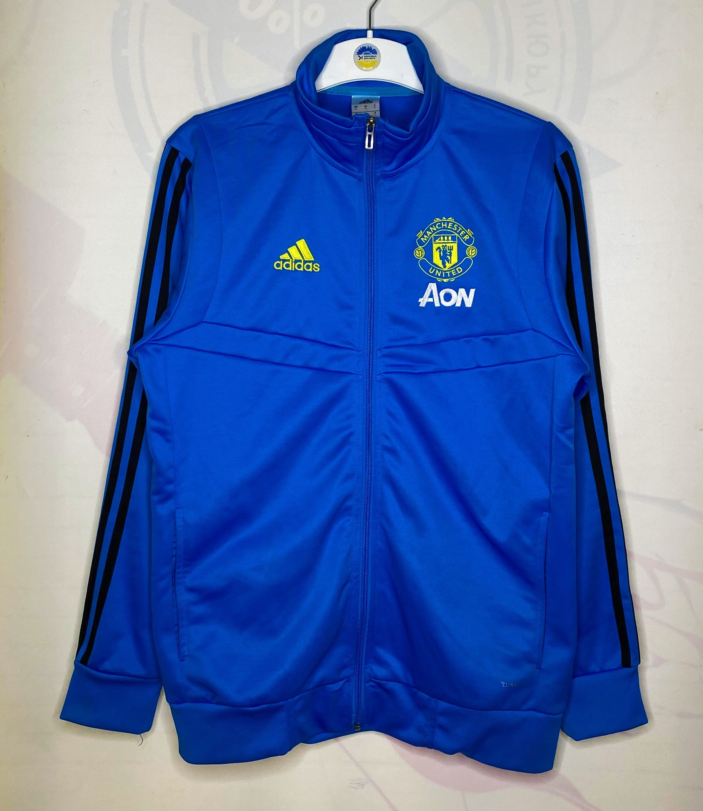 Adidas MANCHESTER UNITED TRAINING TRACK TOP JACKET FOOTBALL SOCCER Size US L / EU 52-54 / 3 - 1 Thumbnail