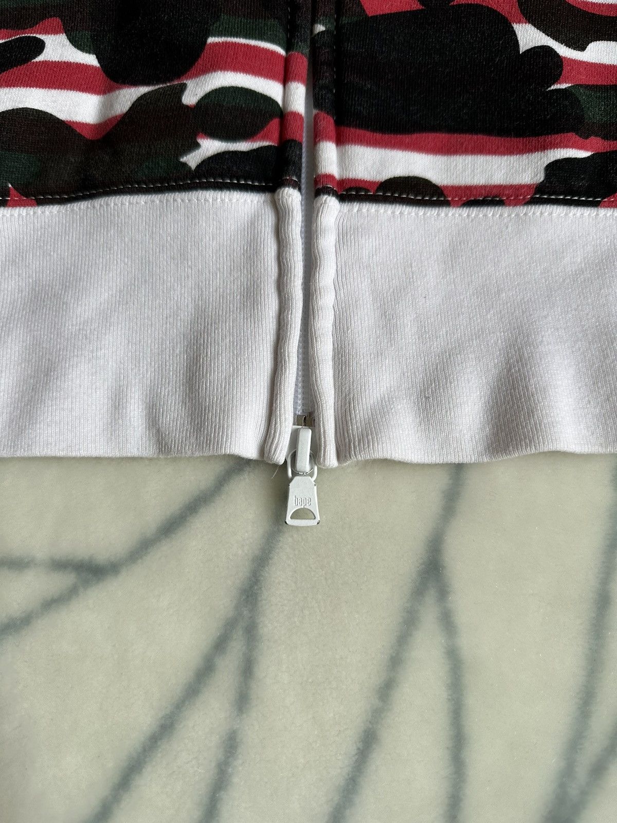 Bape Stripe 1st Camo Full Zip Hoodie Size US L / EU 52-54 / 3 - 6 Thumbnail