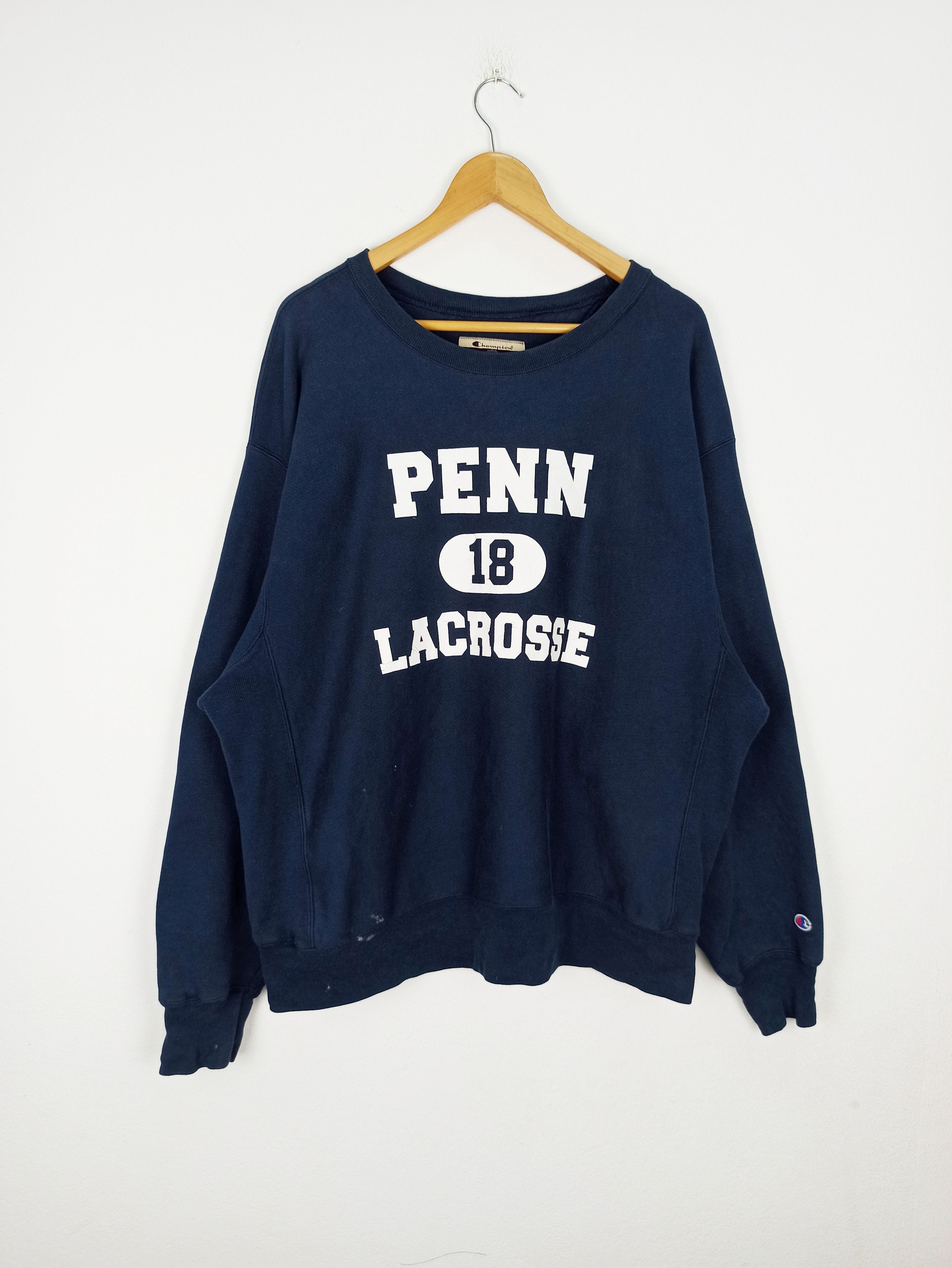 Champion Vintage Champion Penn Lacrosse Sweatshirt Big Size (c43) Size US XXL / EU 58 / 5 - 1 Thumbnail