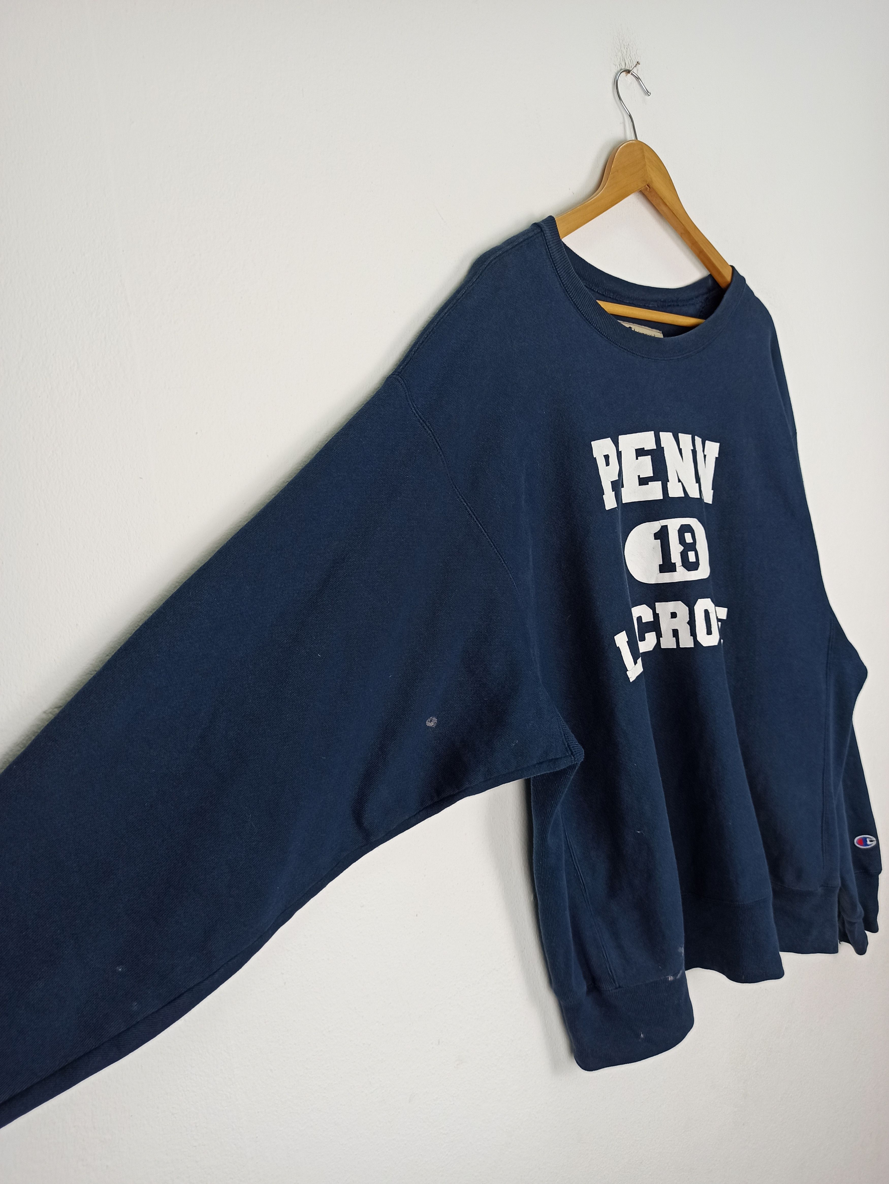 Champion Vintage Champion Penn Lacrosse Sweatshirt Big Size (c43) Size US XXL / EU 58 / 5 - 2 Thumbnail