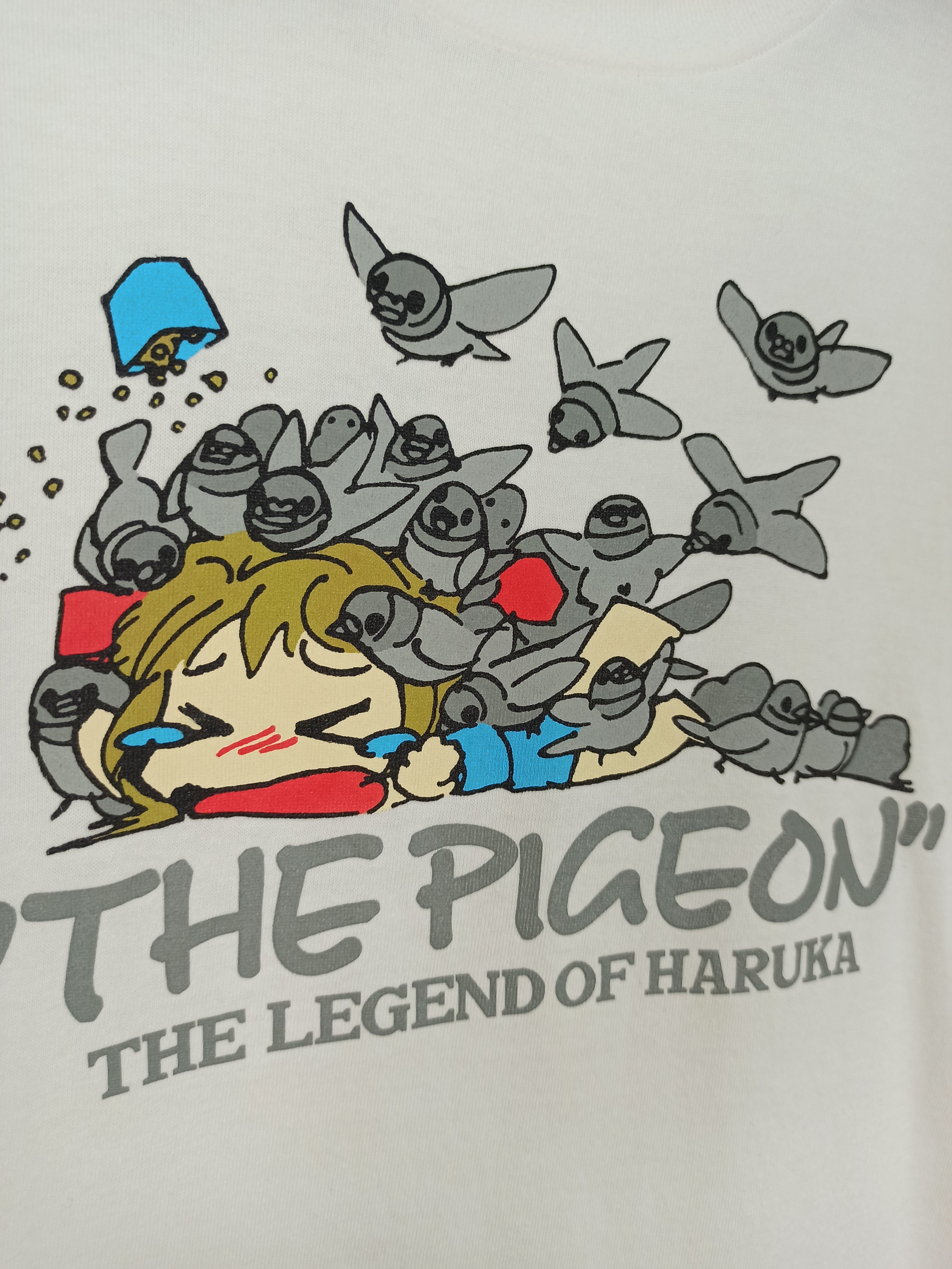 Anime Anime The legend of Haruka " The Pigeon " Tshirt (c41) Size US L / EU 52-54 / 3 - 2 Thumbnail