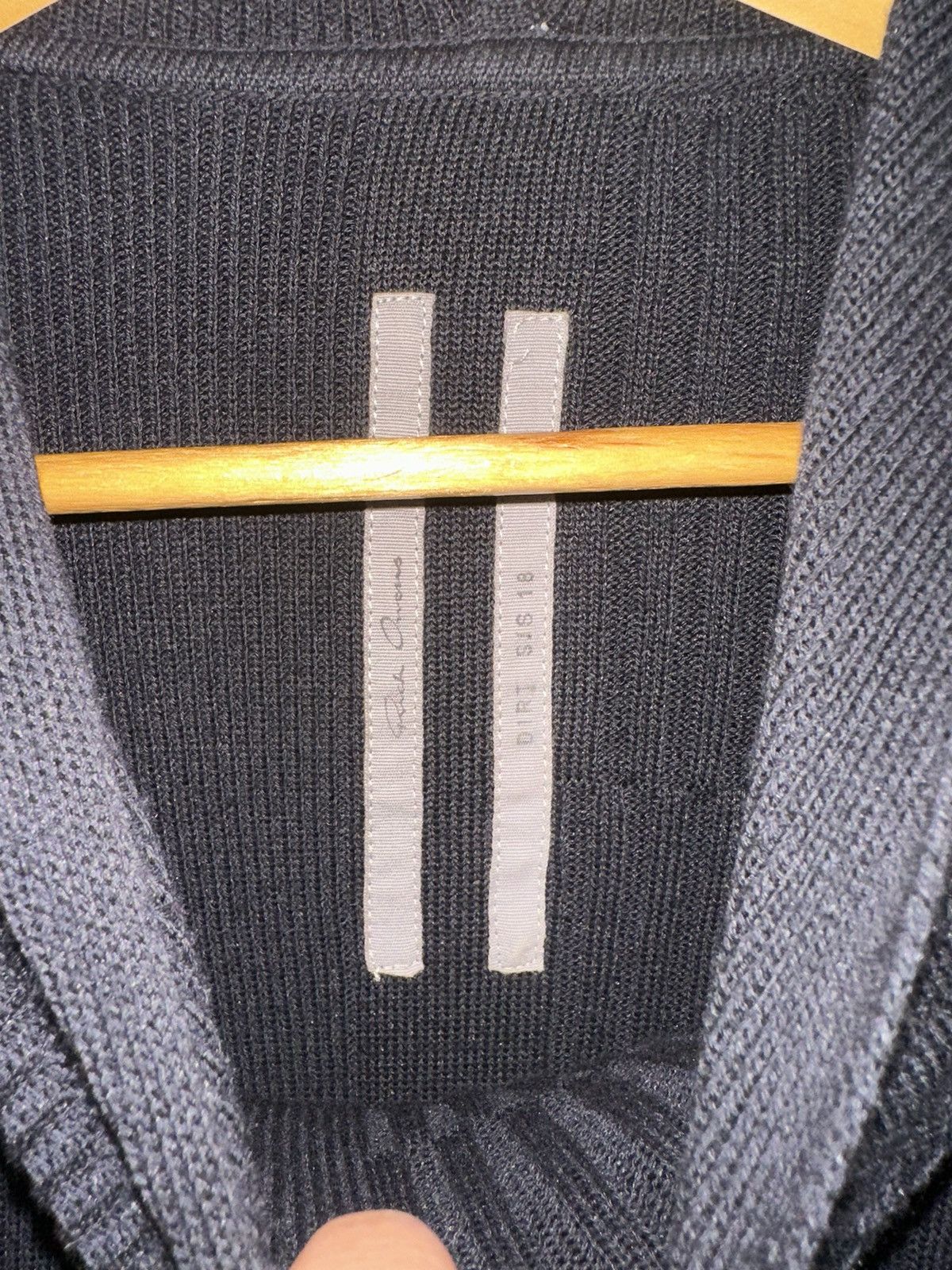 Rick Owens Drkshdw Rick Owens SS18 “Dirt” Knitted Hoodie Size US M / EU 48-50 / 2 - 3 Thumbnail