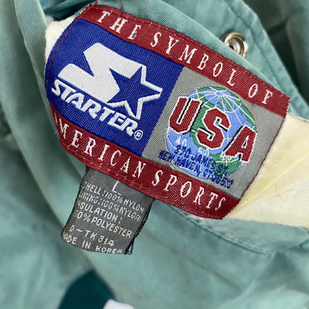 Starter ☀️Vintage Starter American Sport bomber jacket Size US L / EU 52-54 / 3 - 12 Thumbnail