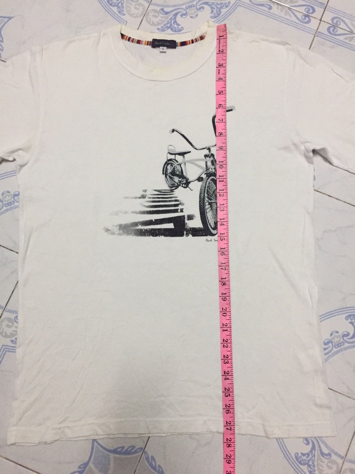 Paul Smith Aloha Bicycle Printed Paul Smith Tshirt Made in Japan Size US L / EU 52-54 / 3 - 21 Thumbnail