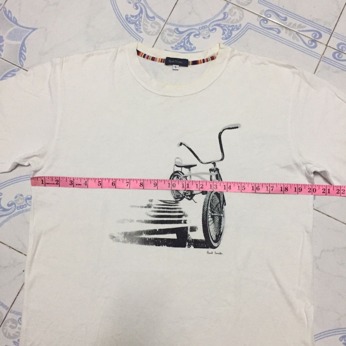 Paul Smith Aloha Bicycle Printed Paul Smith Tshirt Made in Japan Size US L / EU 52-54 / 3 - 20 Thumbnail