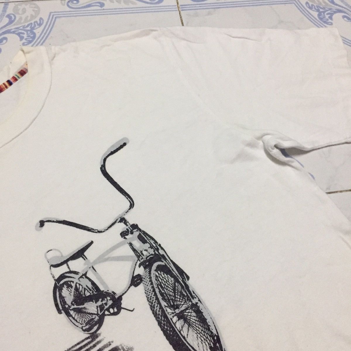 Paul Smith Aloha Bicycle Printed Paul Smith Tshirt Made in Japan Size US L / EU 52-54 / 3 - 8 Thumbnail