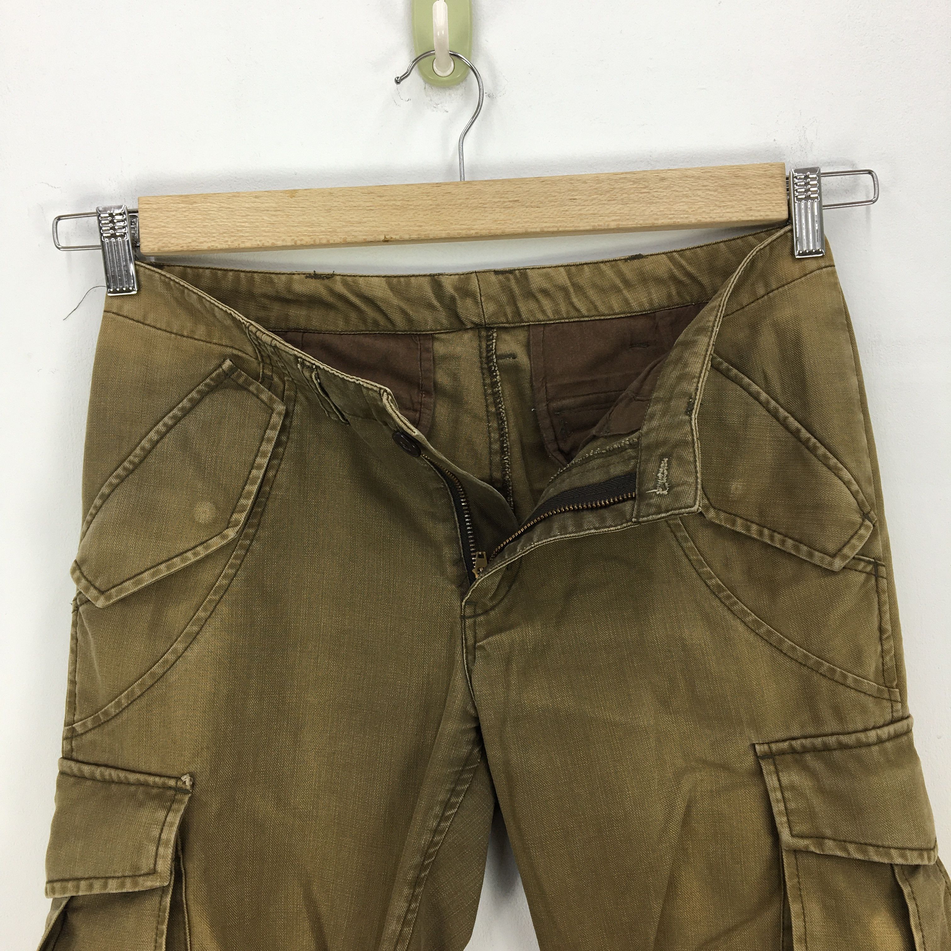 Japanese Brand × Vintage Takeo Kikuchi Cargo Pants Japanese Multi Pocket Trousers Size US 30 / EU 46 - 5 Thumbnail