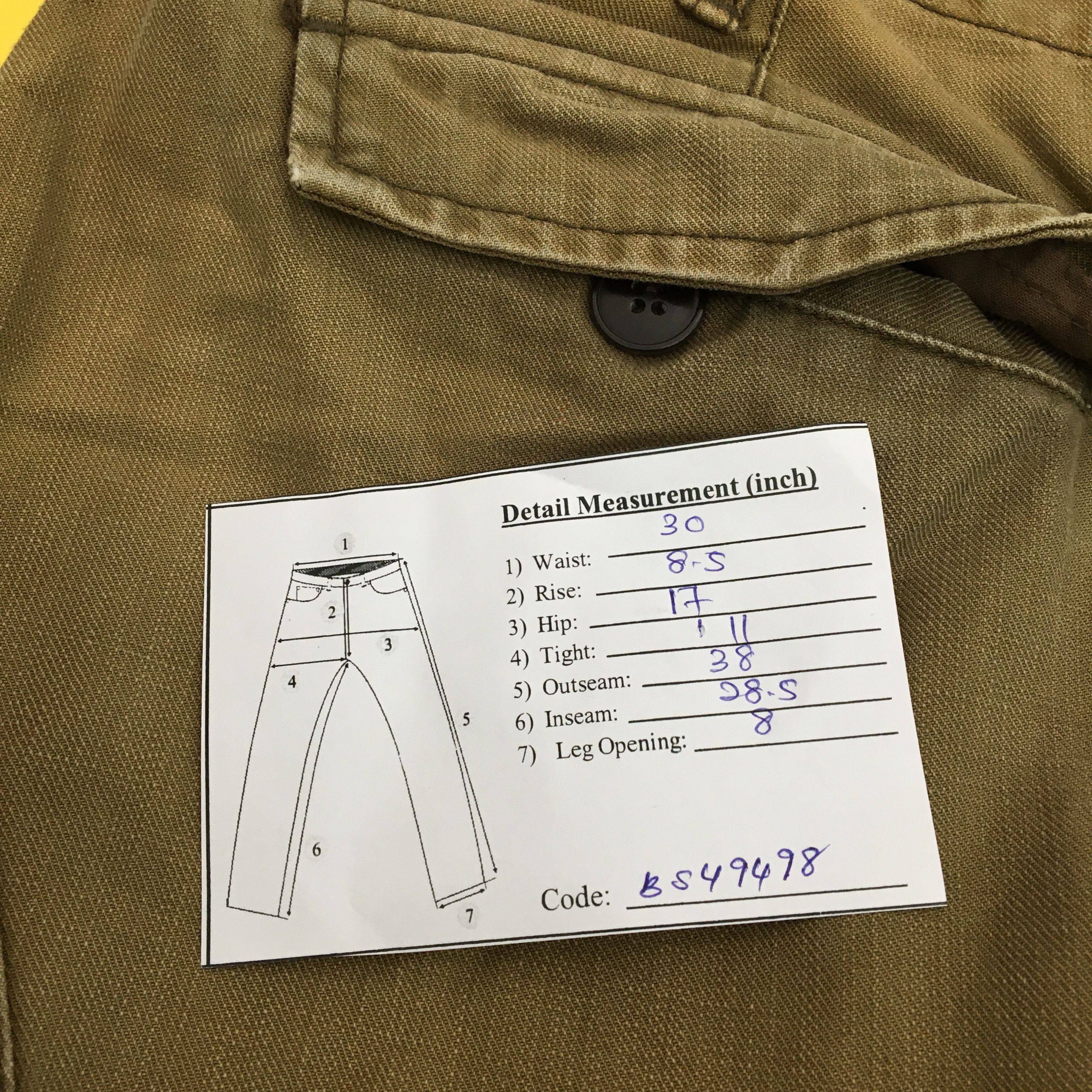 Japanese Brand × Vintage Takeo Kikuchi Cargo Pants Japanese Multi Pocket Trousers Size US 30 / EU 46 - 7 Thumbnail