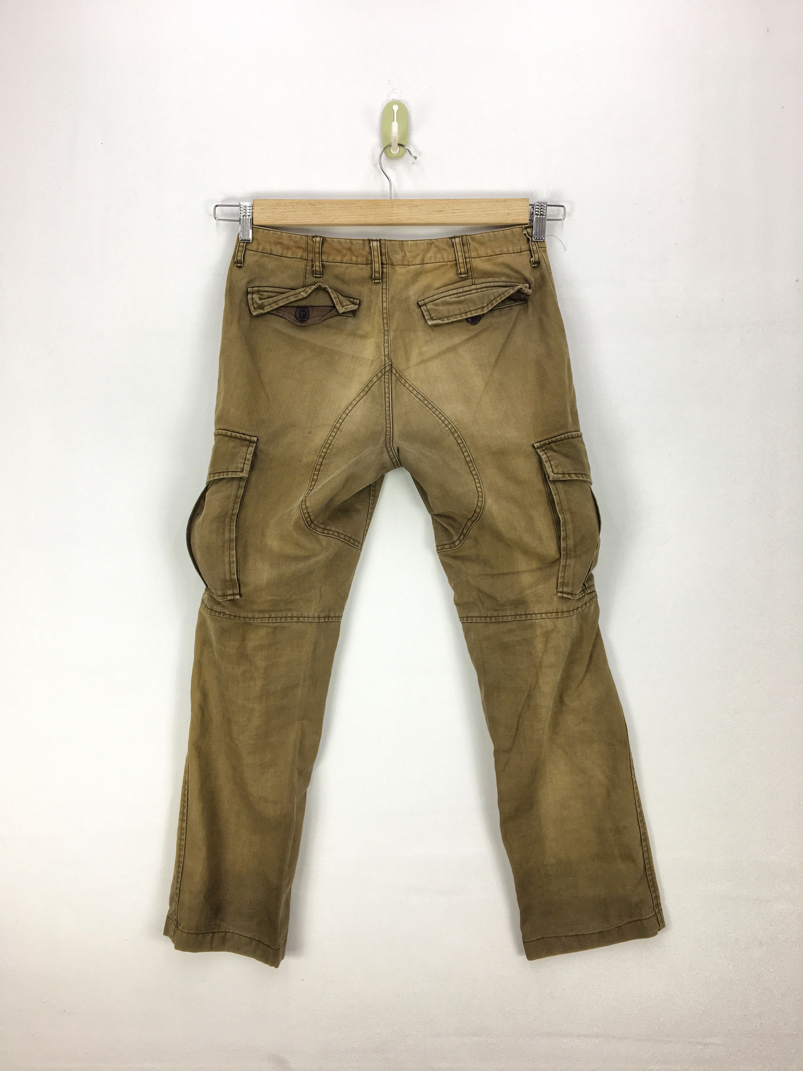 Japanese Brand × Vintage Takeo Kikuchi Cargo Pants Japanese Multi Pocket Trousers Size US 30 / EU 46 - 2 Thumbnail
