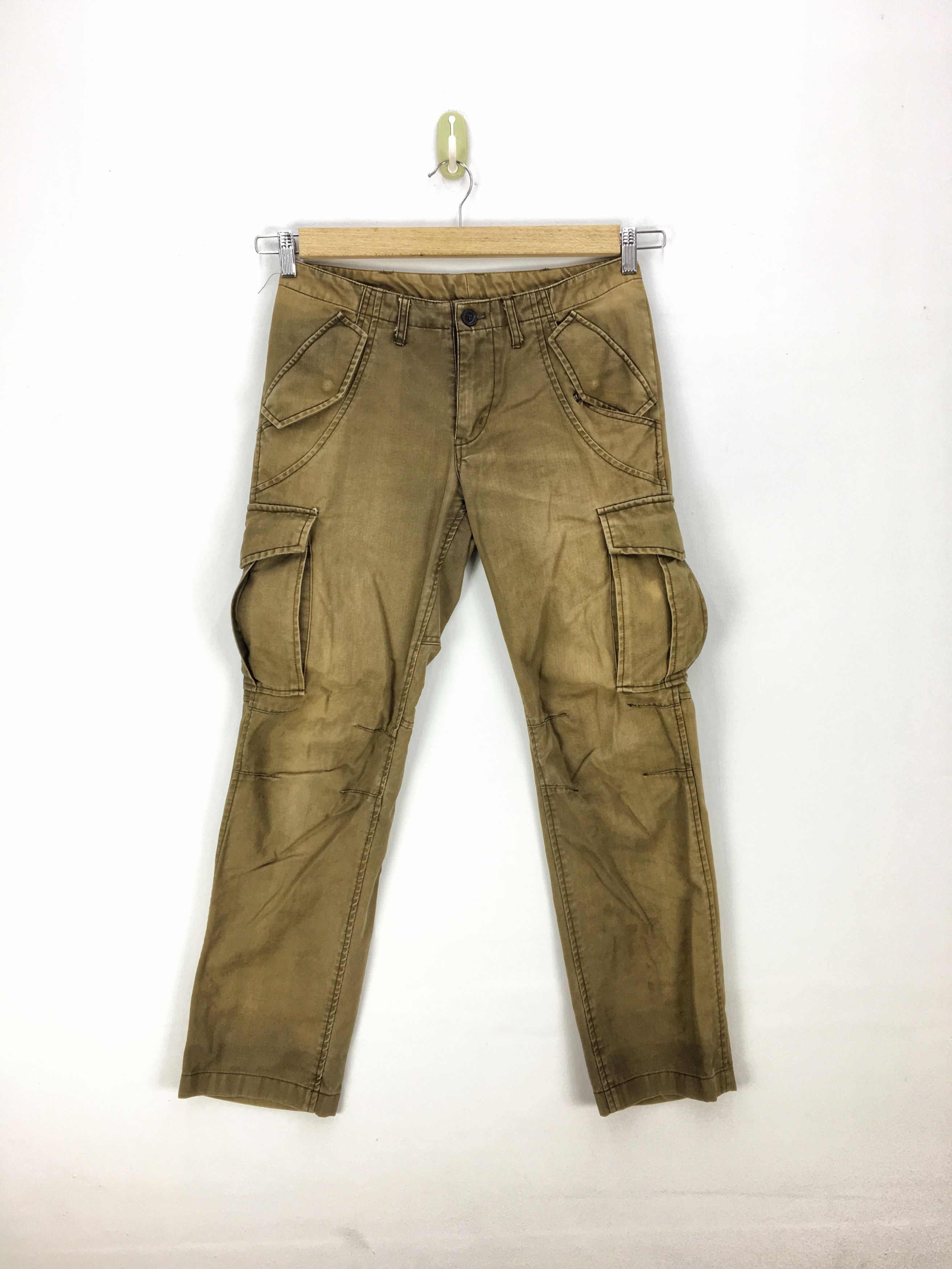 Japanese Brand × Vintage Takeo Kikuchi Cargo Pants Japanese Multi Pocket Trousers Size US 30 / EU 46 - 1 Thumbnail