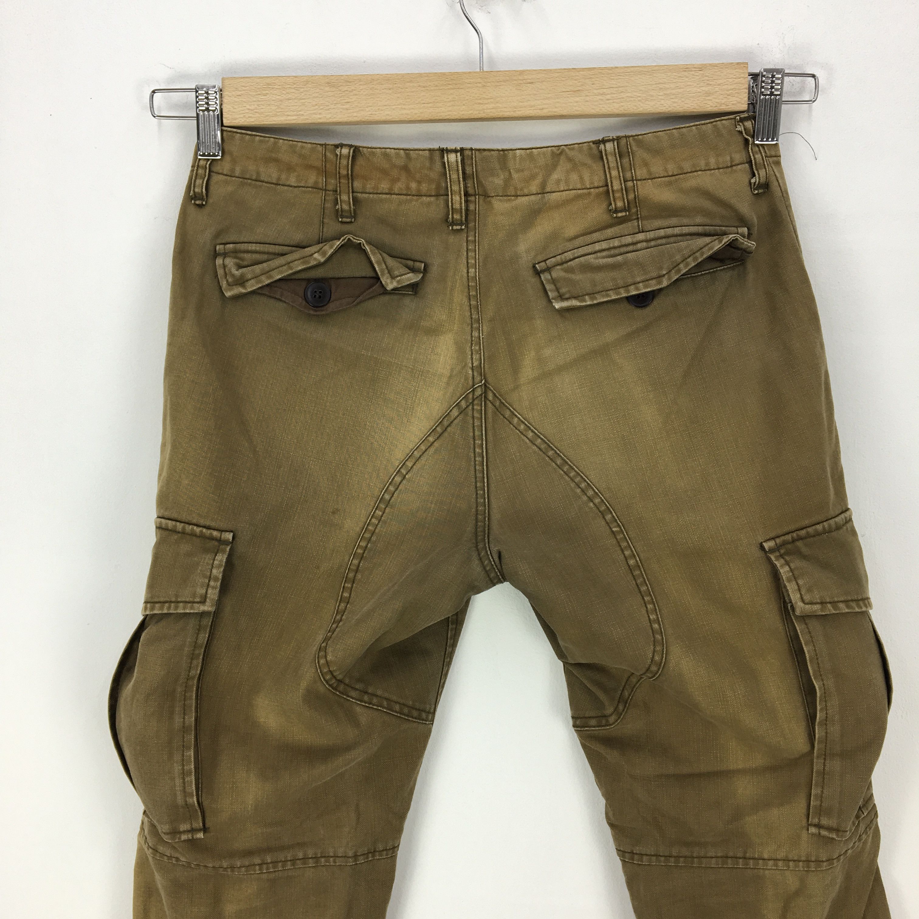Japanese Brand × Vintage Takeo Kikuchi Cargo Pants Japanese Multi Pocket Trousers Size US 30 / EU 46 - 4 Thumbnail
