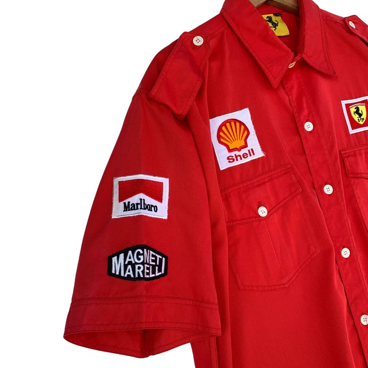 Ferrari × Vintage 1996 Ferrari Racing Team Officials Race F1 Team Shirt Size US XL / EU 56 / 4 - 9 Thumbnail