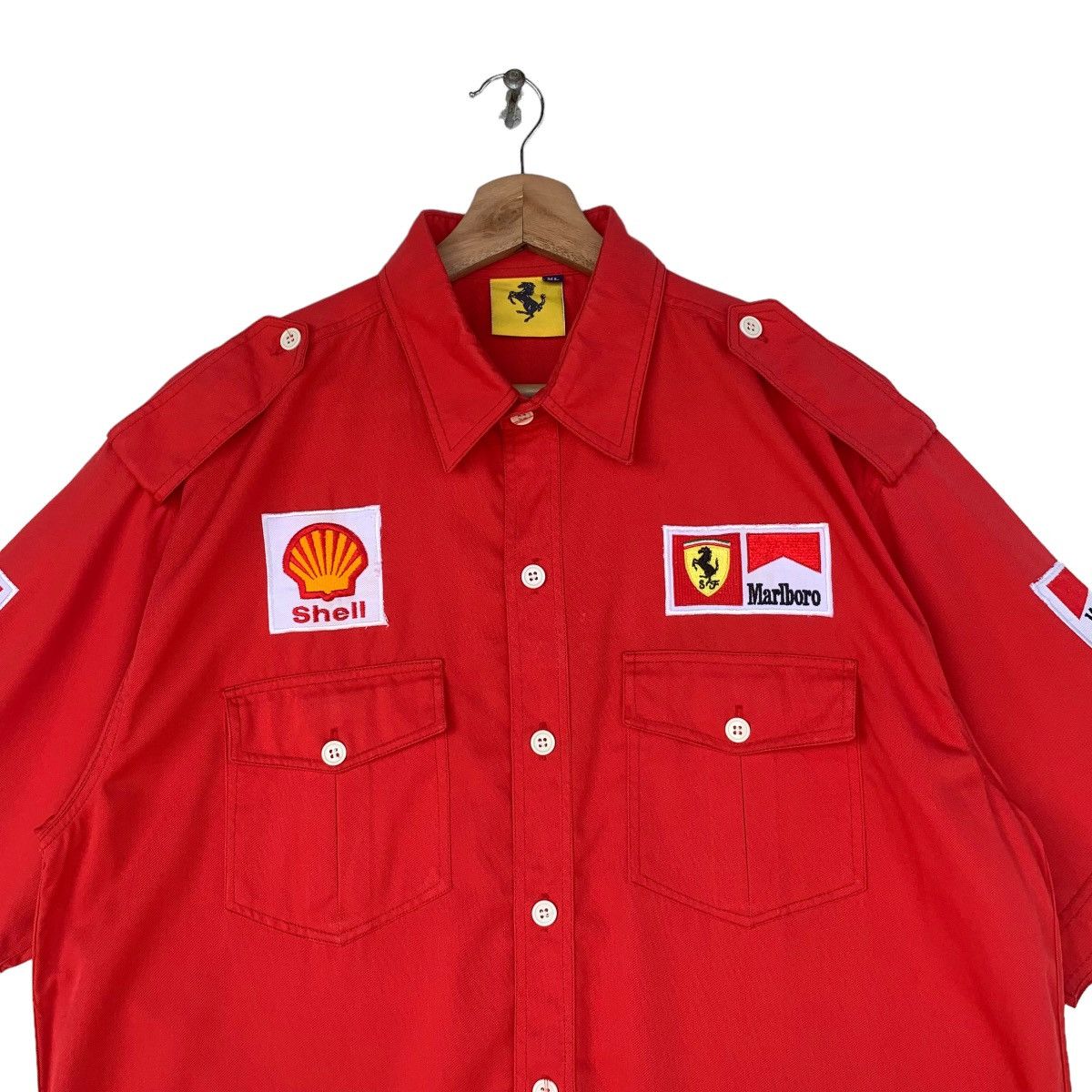 Ferrari × Vintage 1996 Ferrari Racing Team Officials Race F1 Team Shirt Size US XL / EU 56 / 4 - 7 Thumbnail