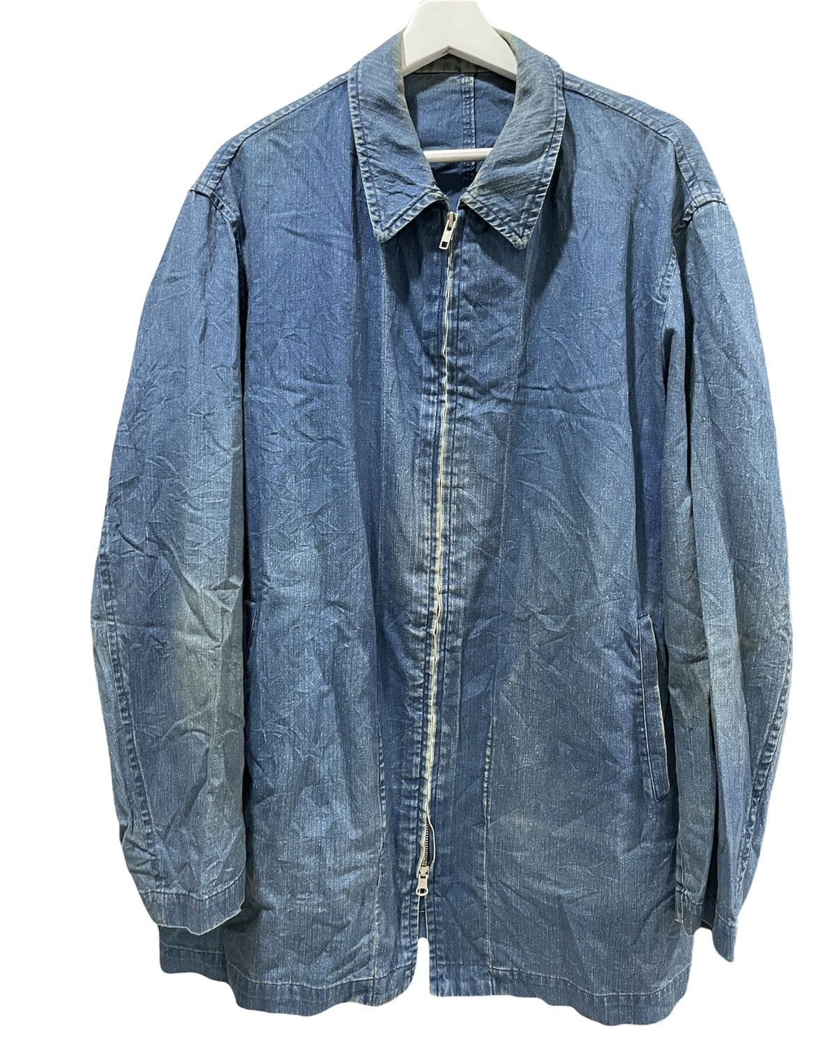 Yohji Yamamoto VINTAGE YOHJI YAMAMOTO ICONIC Y’s OVERSIZE JACKET SUN FADED Size US M / EU 48-50 / 2 - 3 Thumbnail