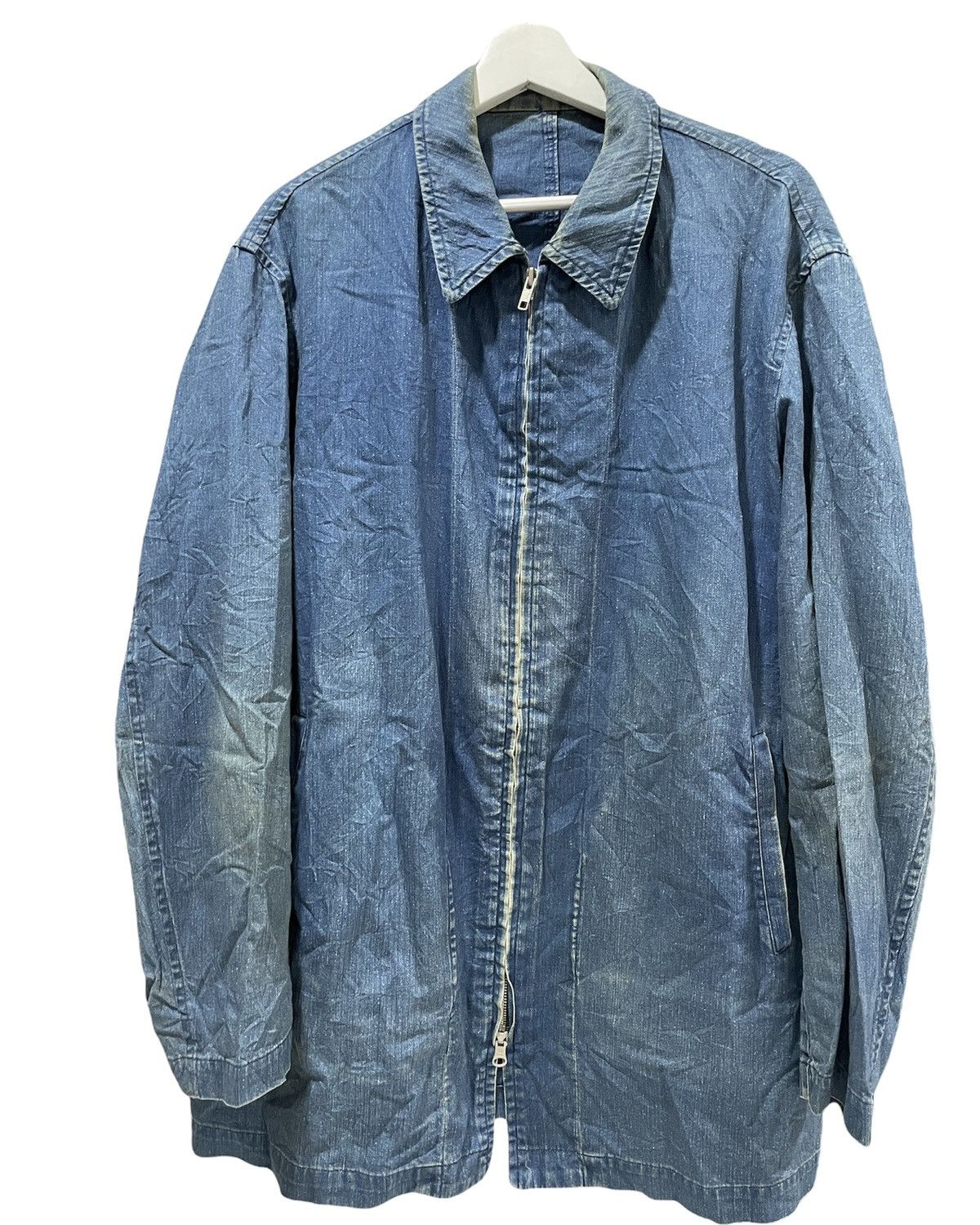 Yohji Yamamoto VINTAGE YOHJI YAMAMOTO ICONIC Y’s OVERSIZE JACKET SUN FADED Size US M / EU 48-50 / 2 - 2 Thumbnail