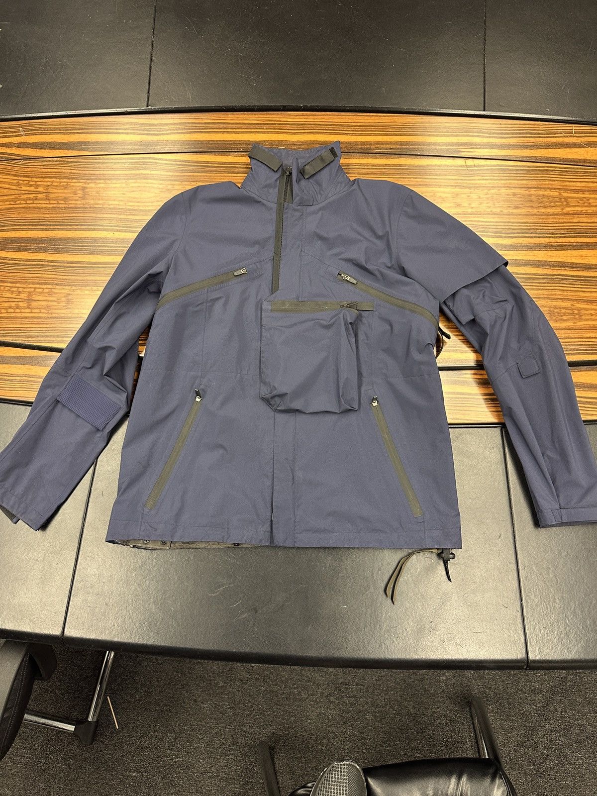 ACRONYM J1A-GTPL Lサイズ　NAVY Acronym Acronym Navy J1A-GTPL jacket with Storm Hat size large